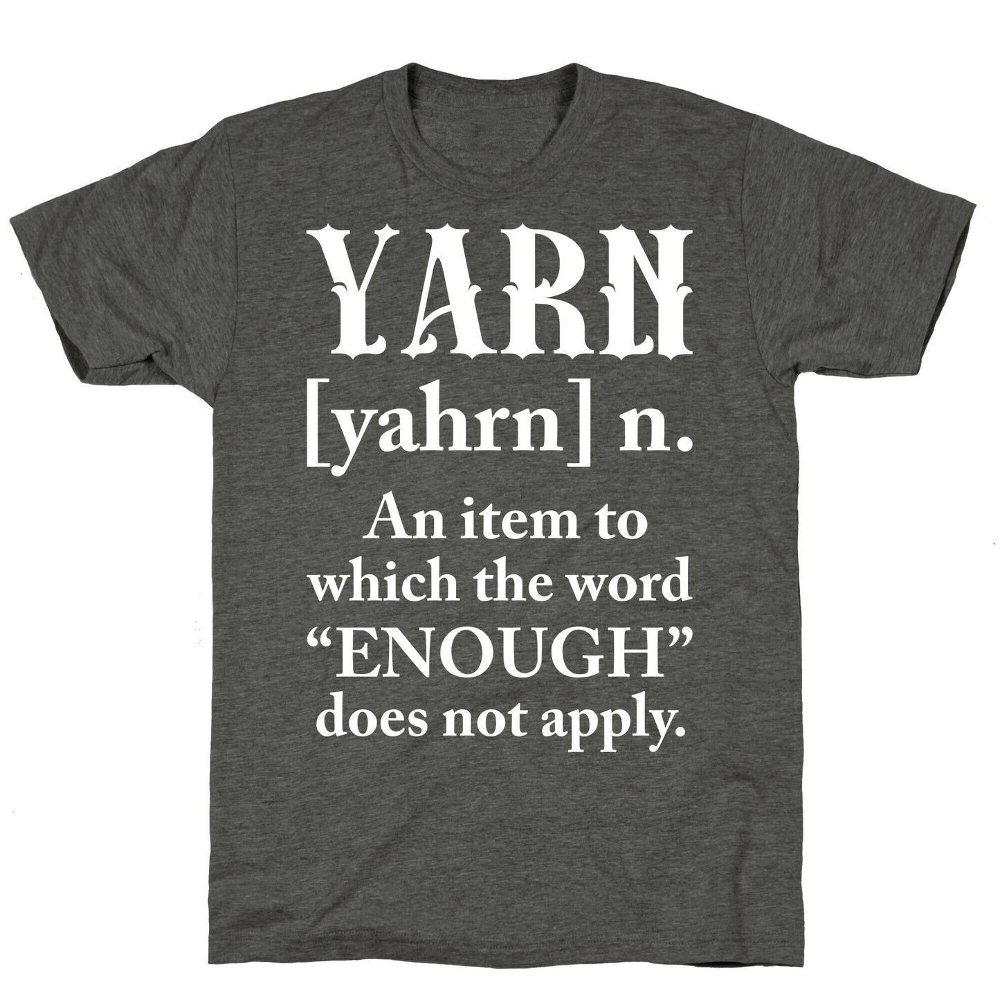 Yarn Definition Unisex Triblend Tee