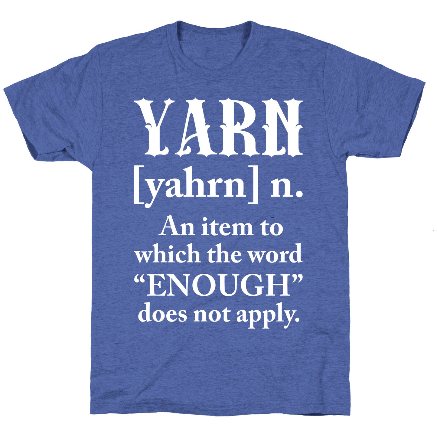Yarn Definition Unisex Triblend Tee
