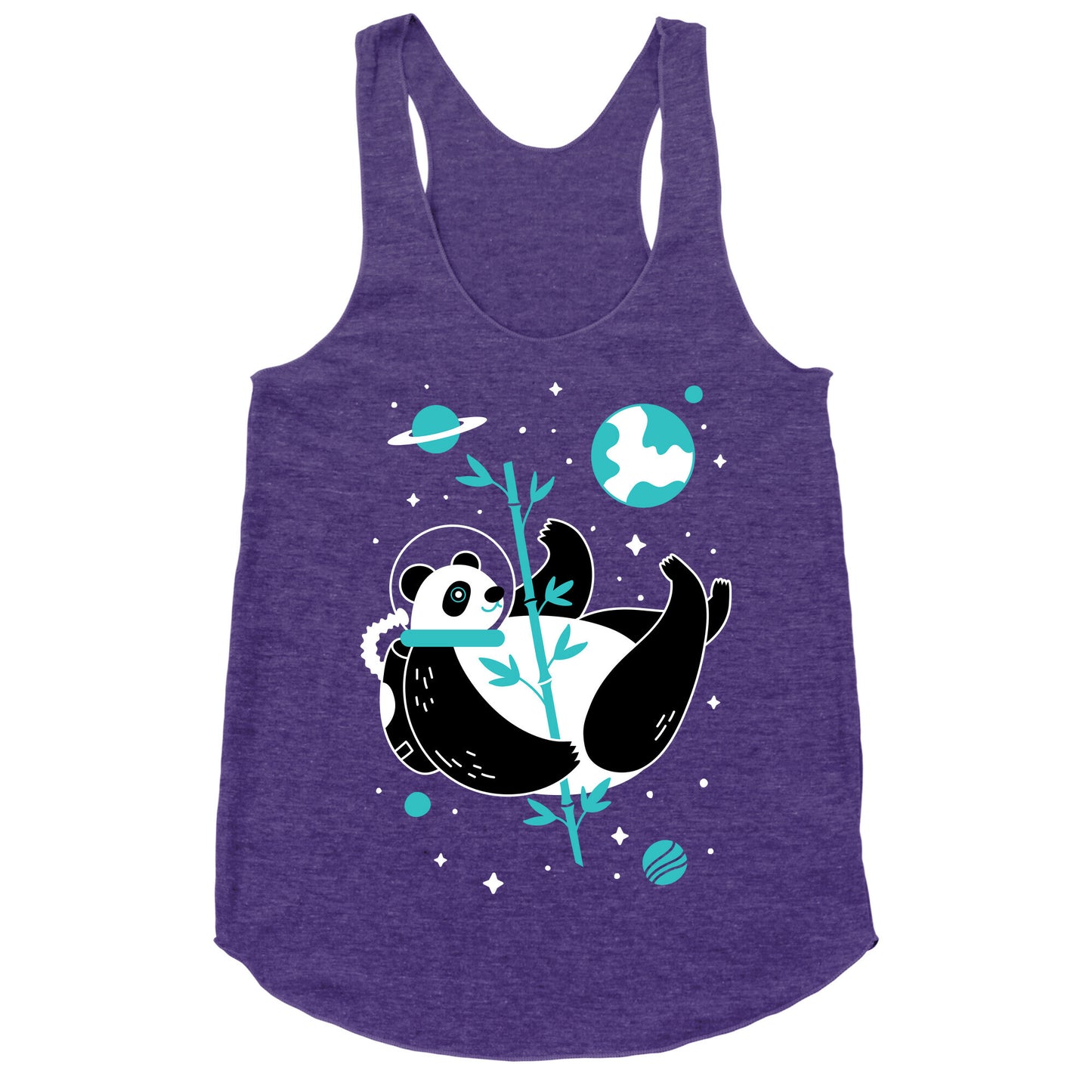 Space Panda Racerback Tank
