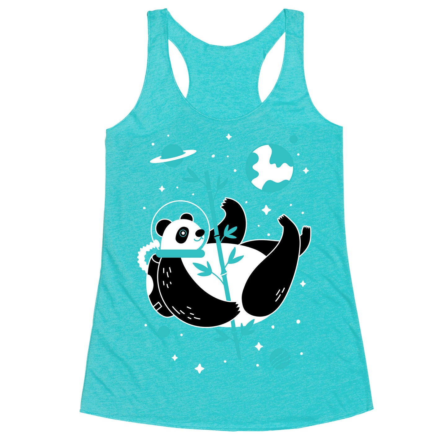 Space Panda Racerback Tank