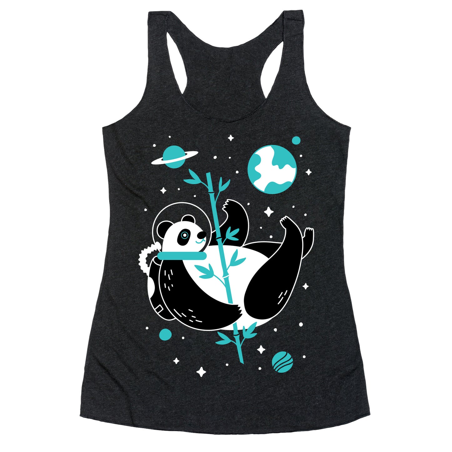 Space Panda Racerback Tank