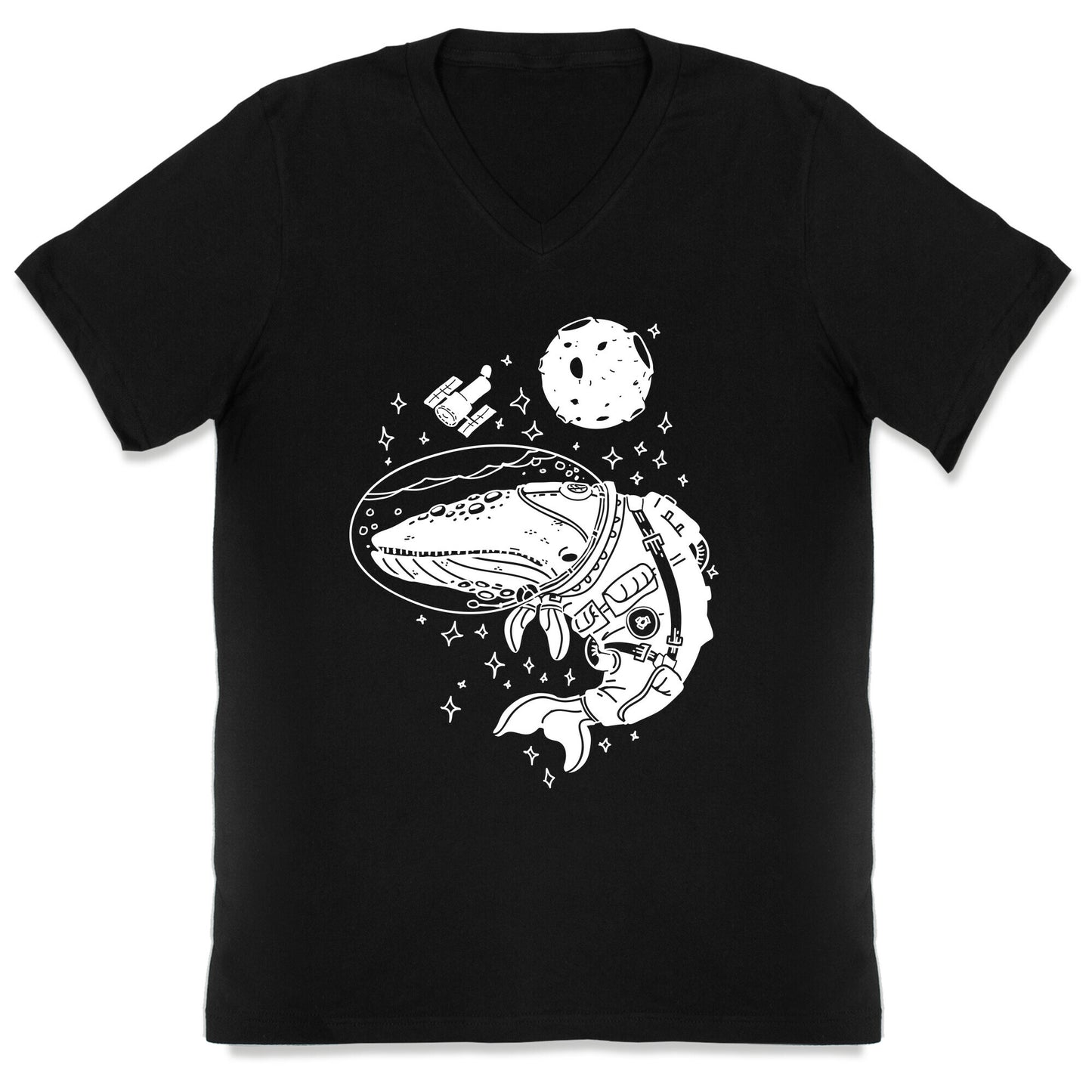 Space Whale  V-Neck