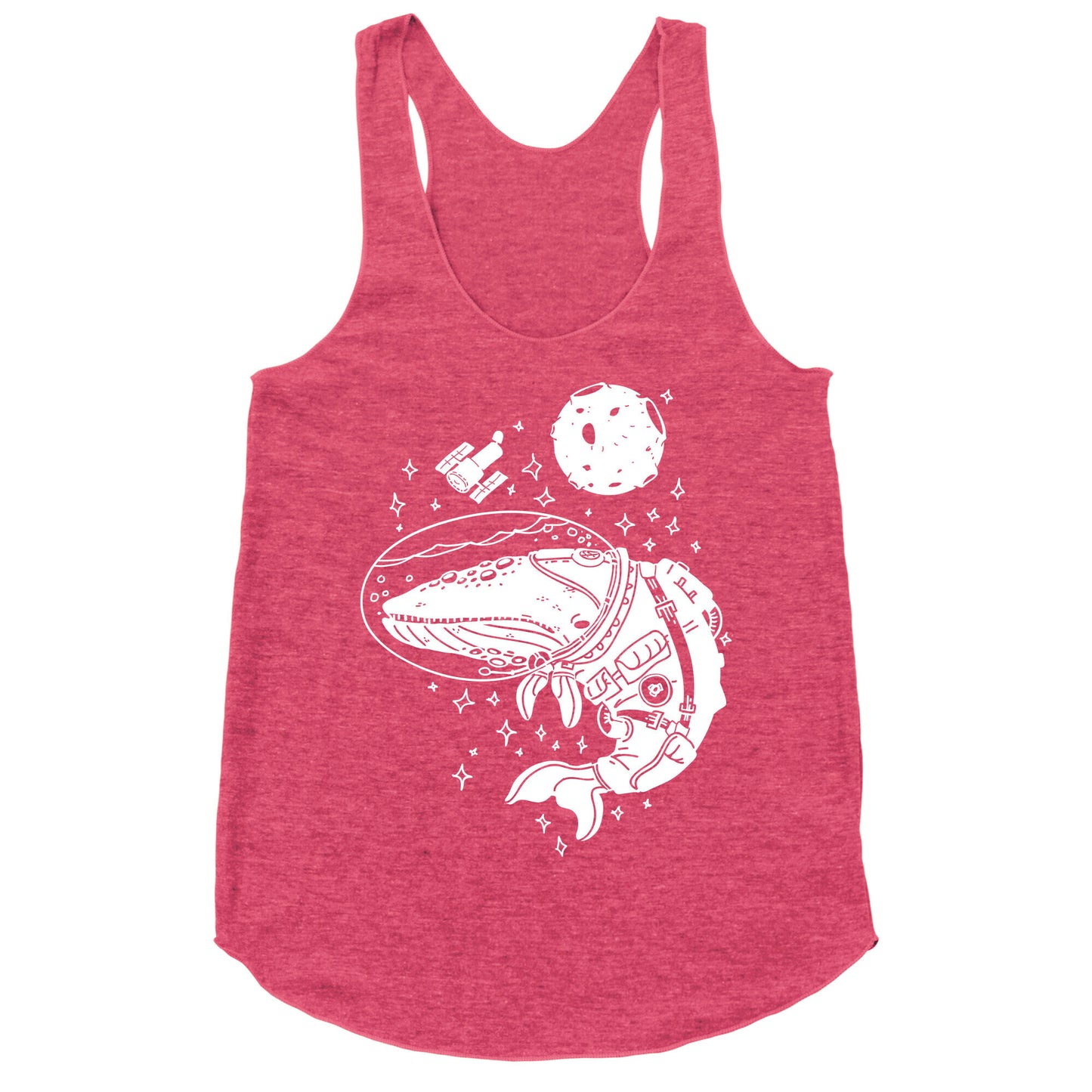 Space Whale Racerback Tank