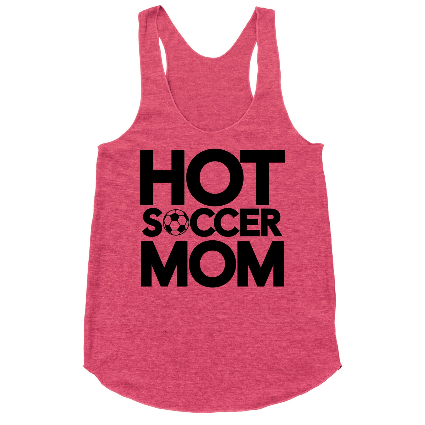 Hot Soccer Mom Racerback Tank