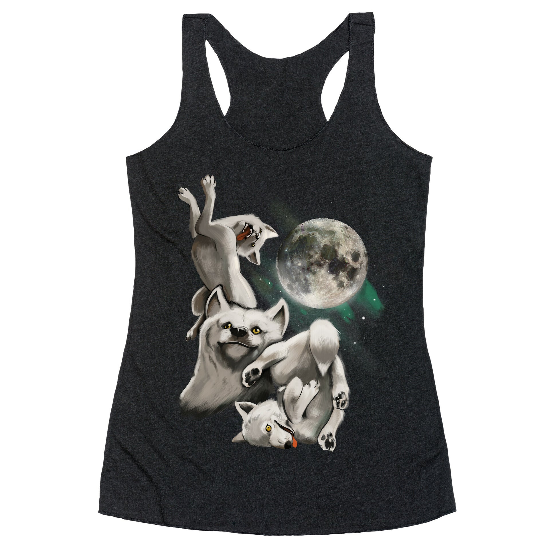 Three Wolf Moon Moon Racerback Tank