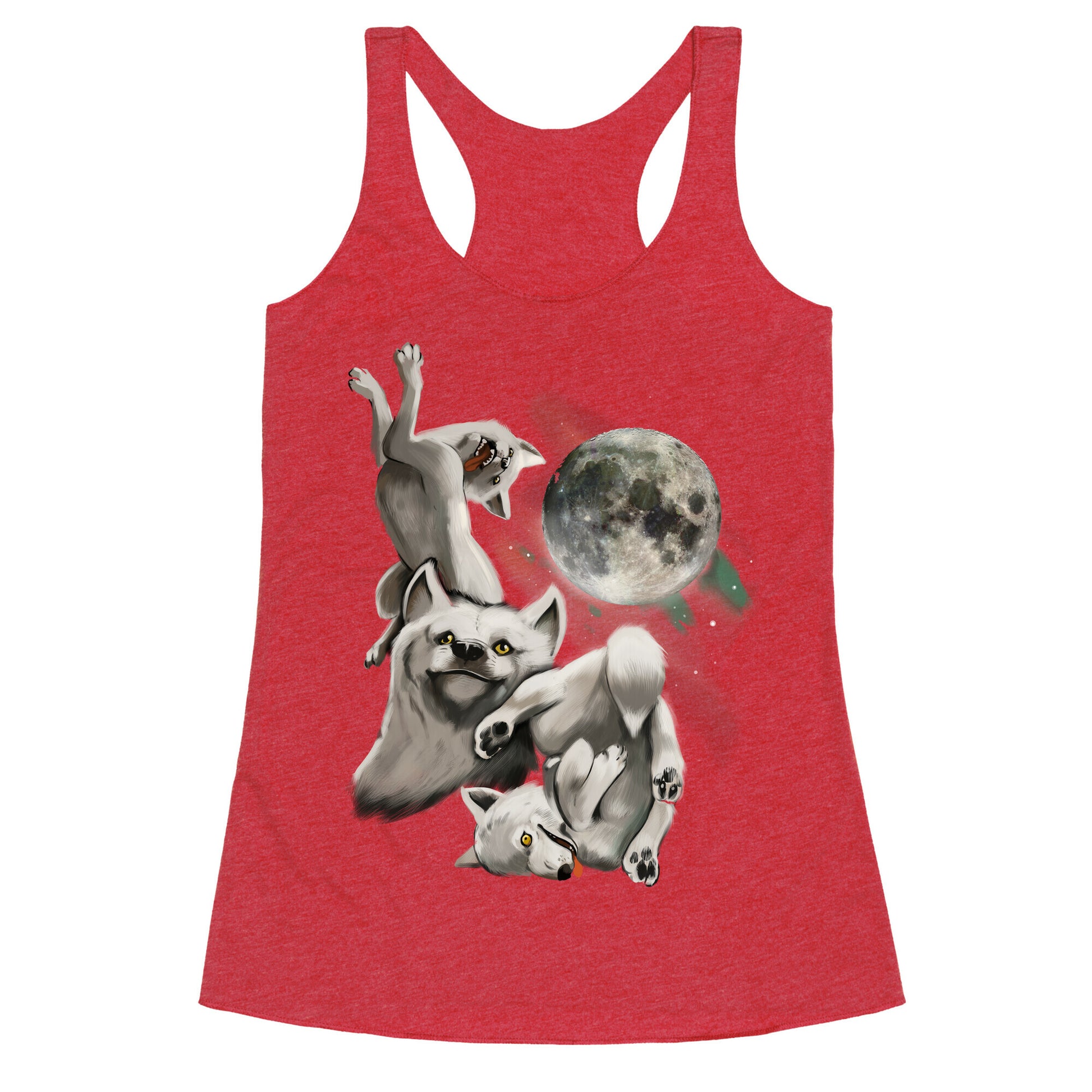 Three Wolf Moon Moon Racerback Tank