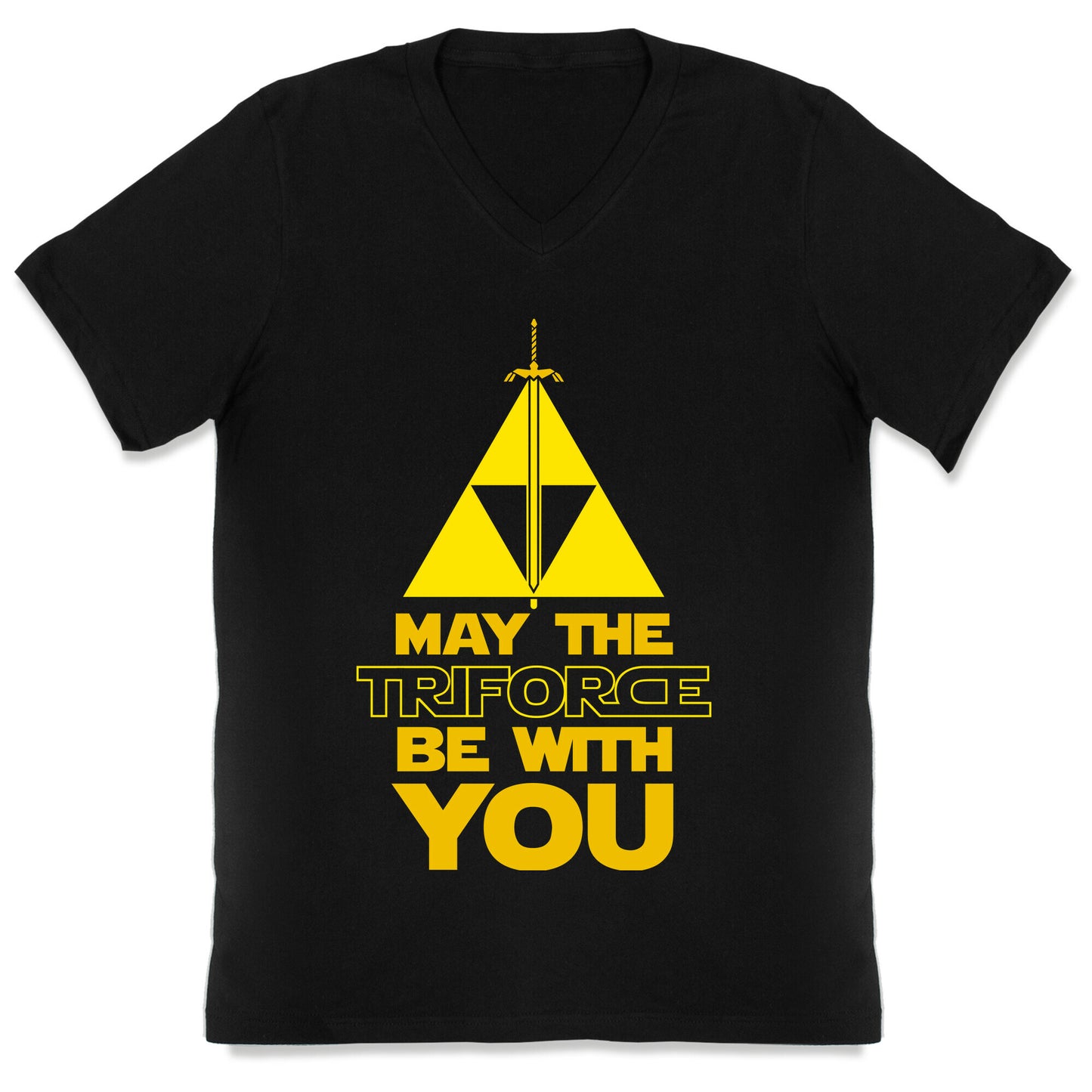 May The Triforce Be With You V-Neck