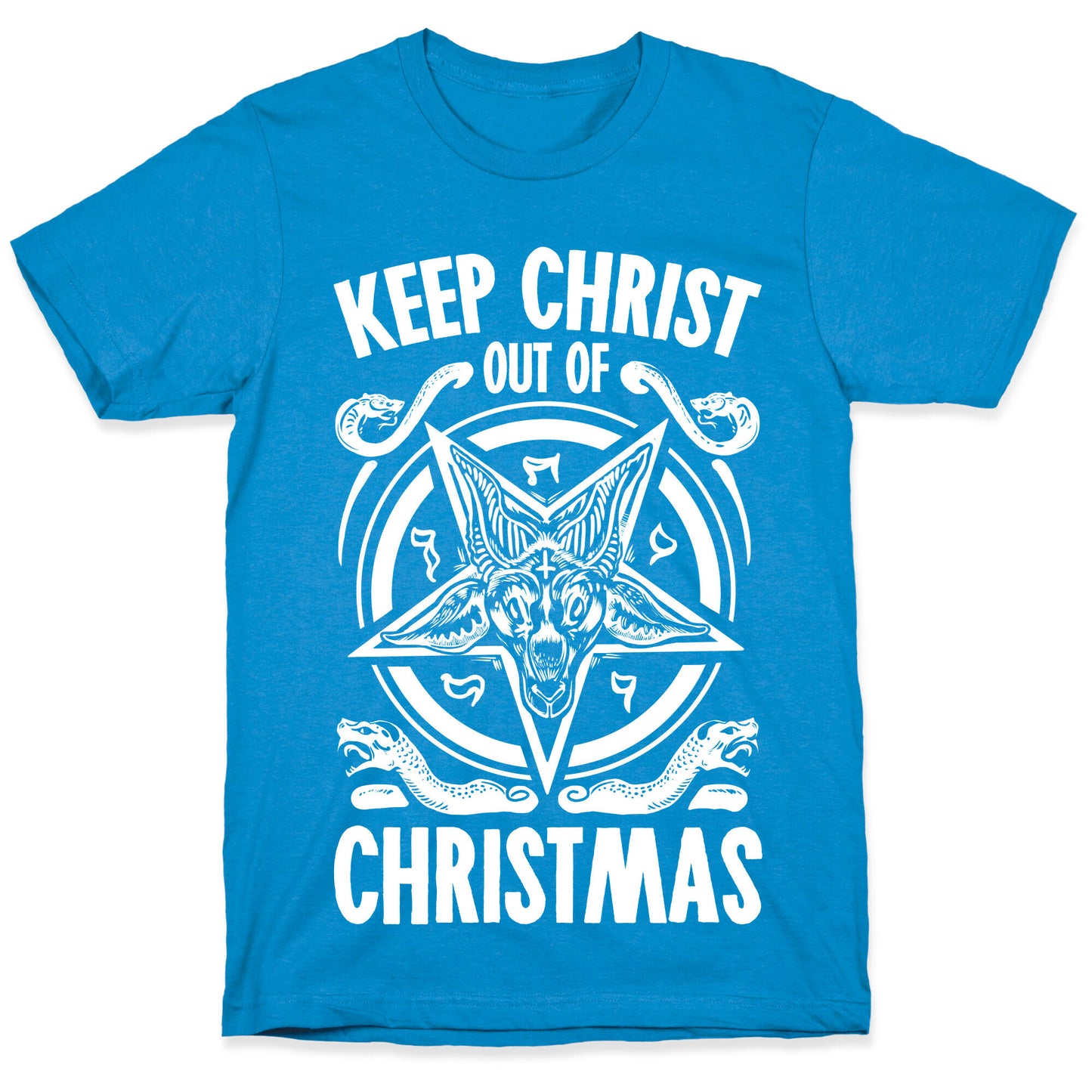 Keep Christ Out of Christmas Baphomet T-Shirt