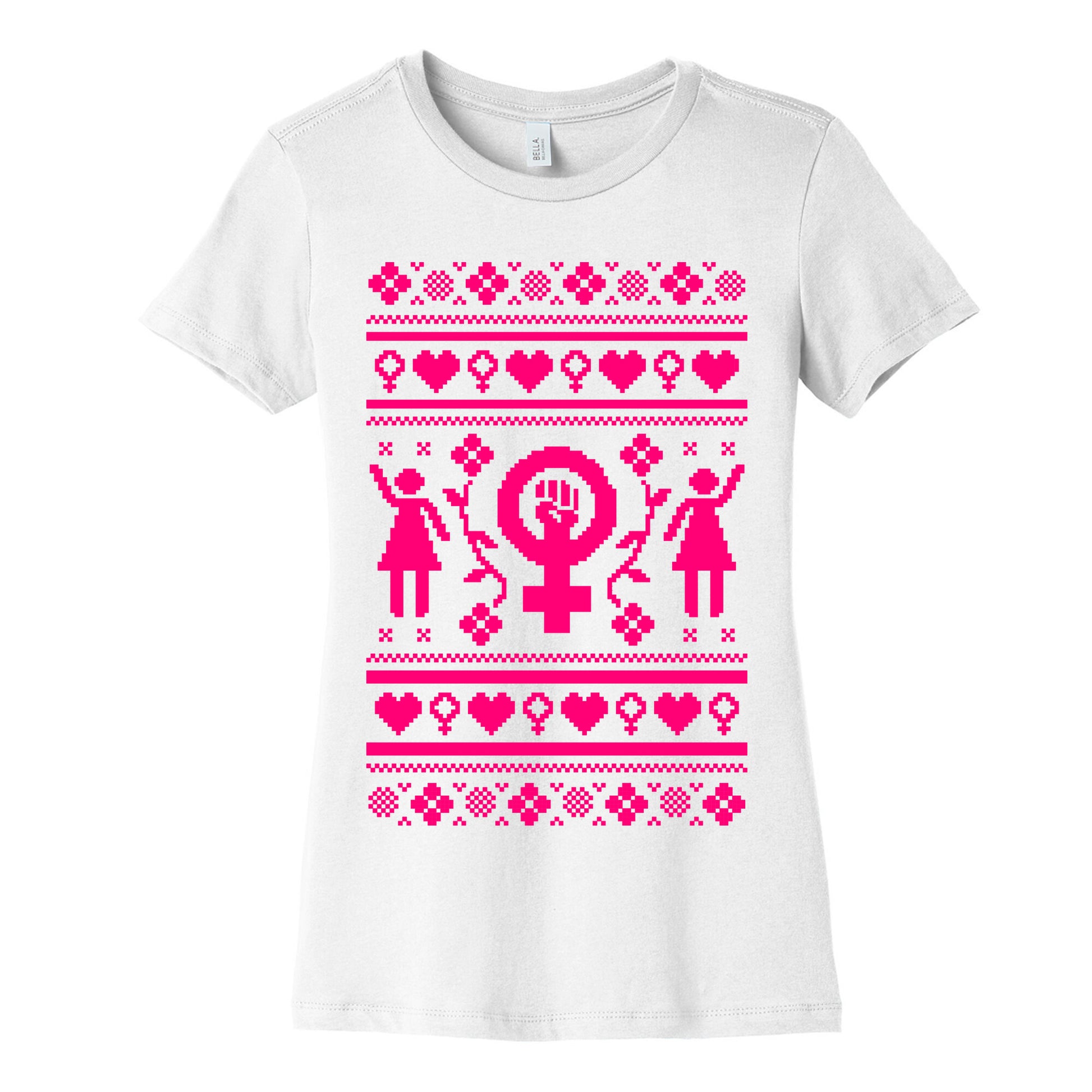 Girl Power Ugly Sweater  Women's Cotton Tee