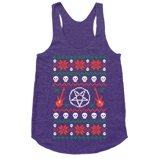 Ugly Sweater Heavy Metal Racerback Tank