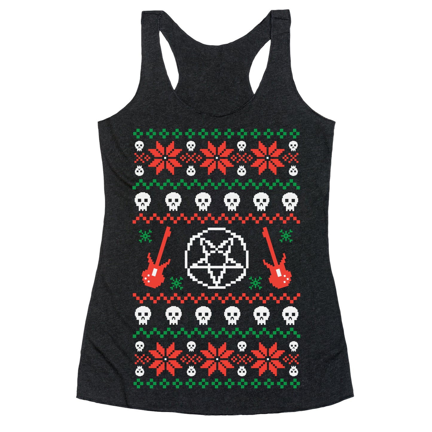 Ugly Sweater Heavy Metal Racerback Tank