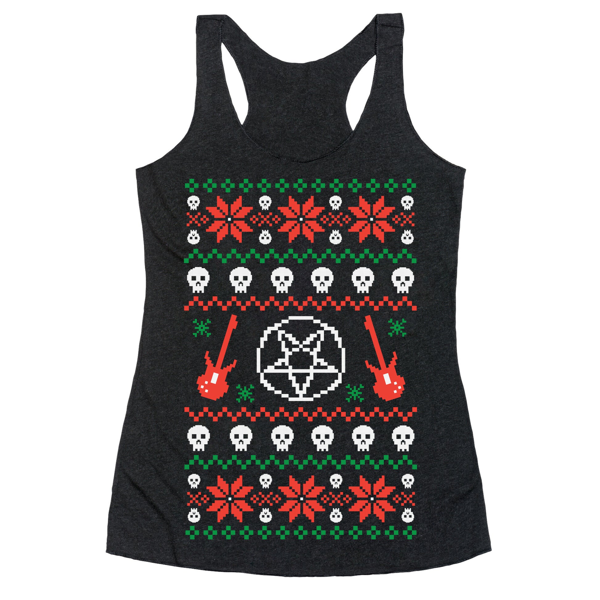 Ugly Sweater Heavy Metal Racerback Tank