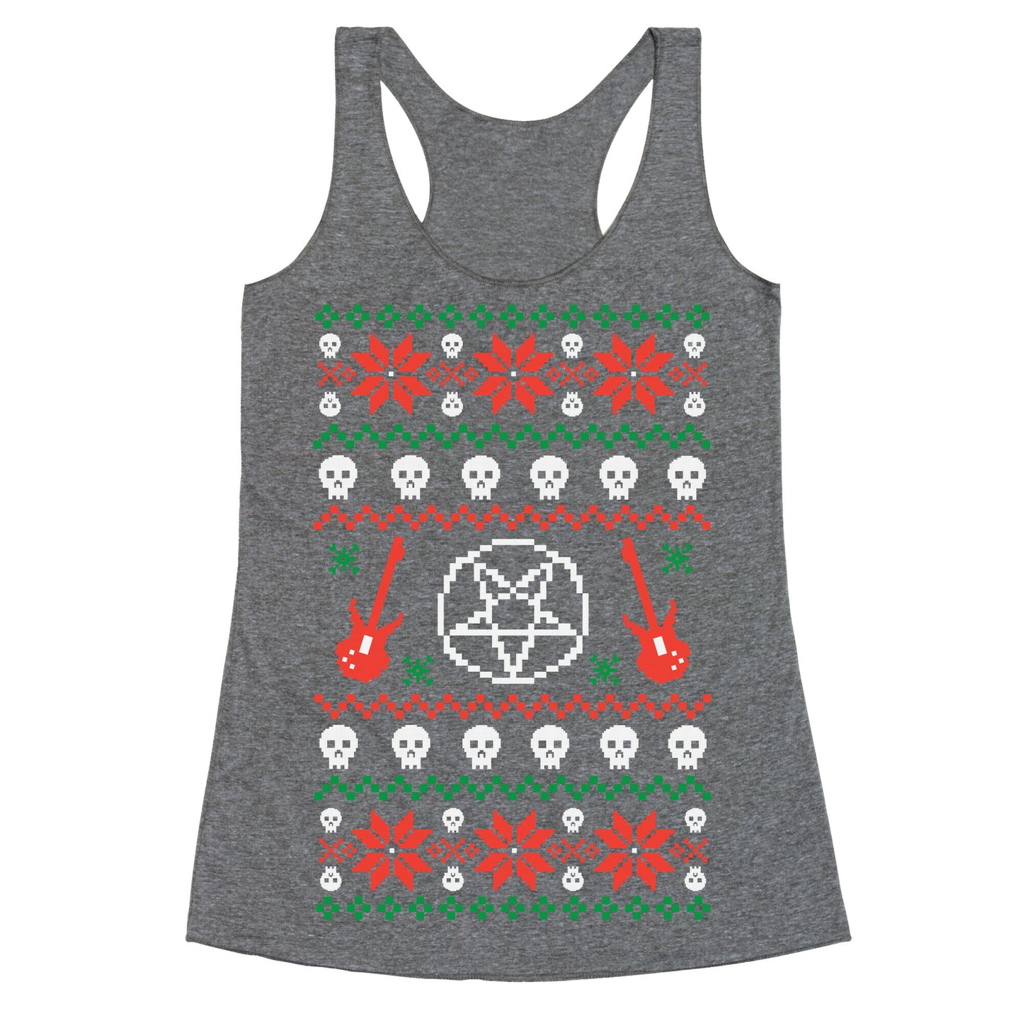 Ugly Sweater Heavy Metal Racerback Tank