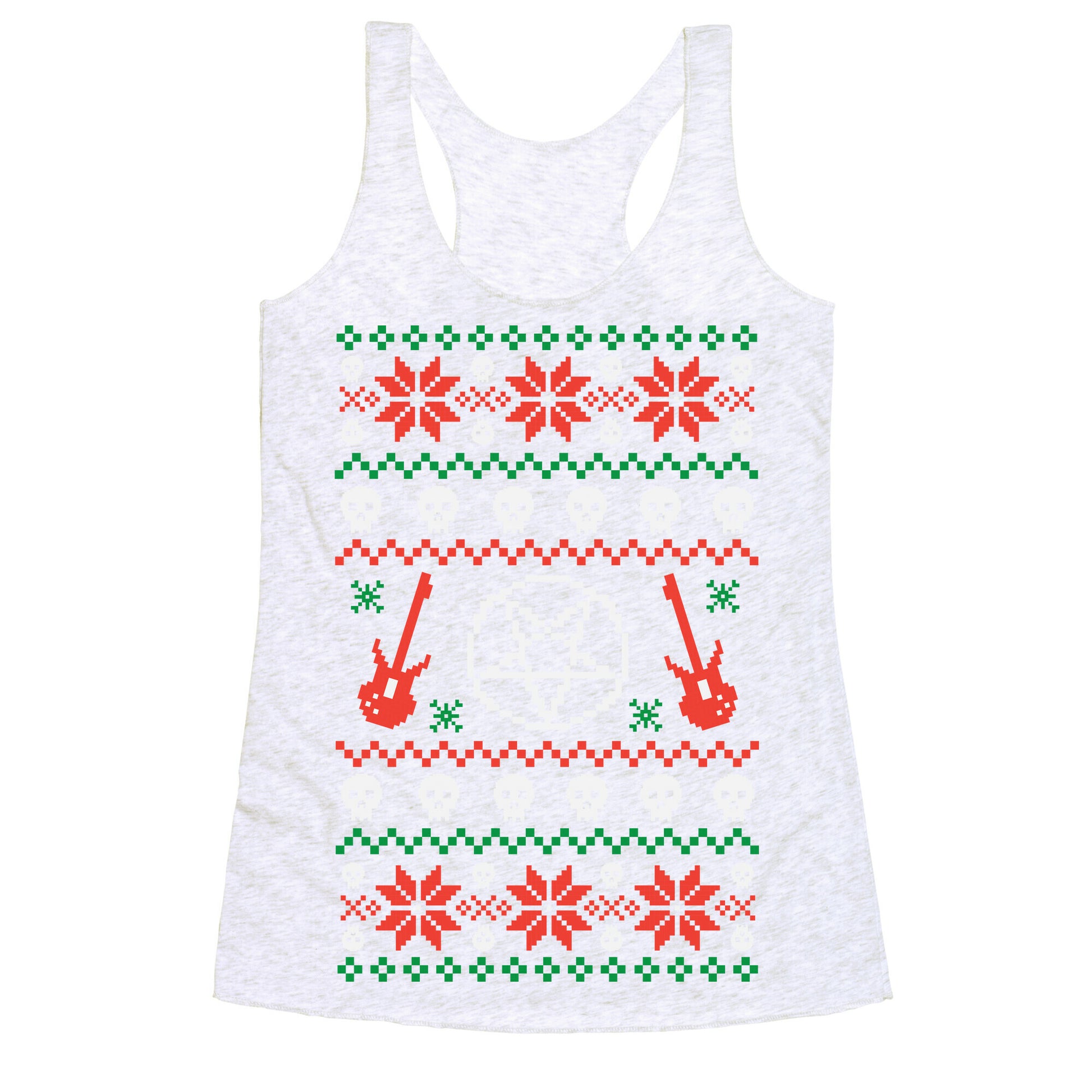Ugly Sweater Heavy Metal Racerback Tank