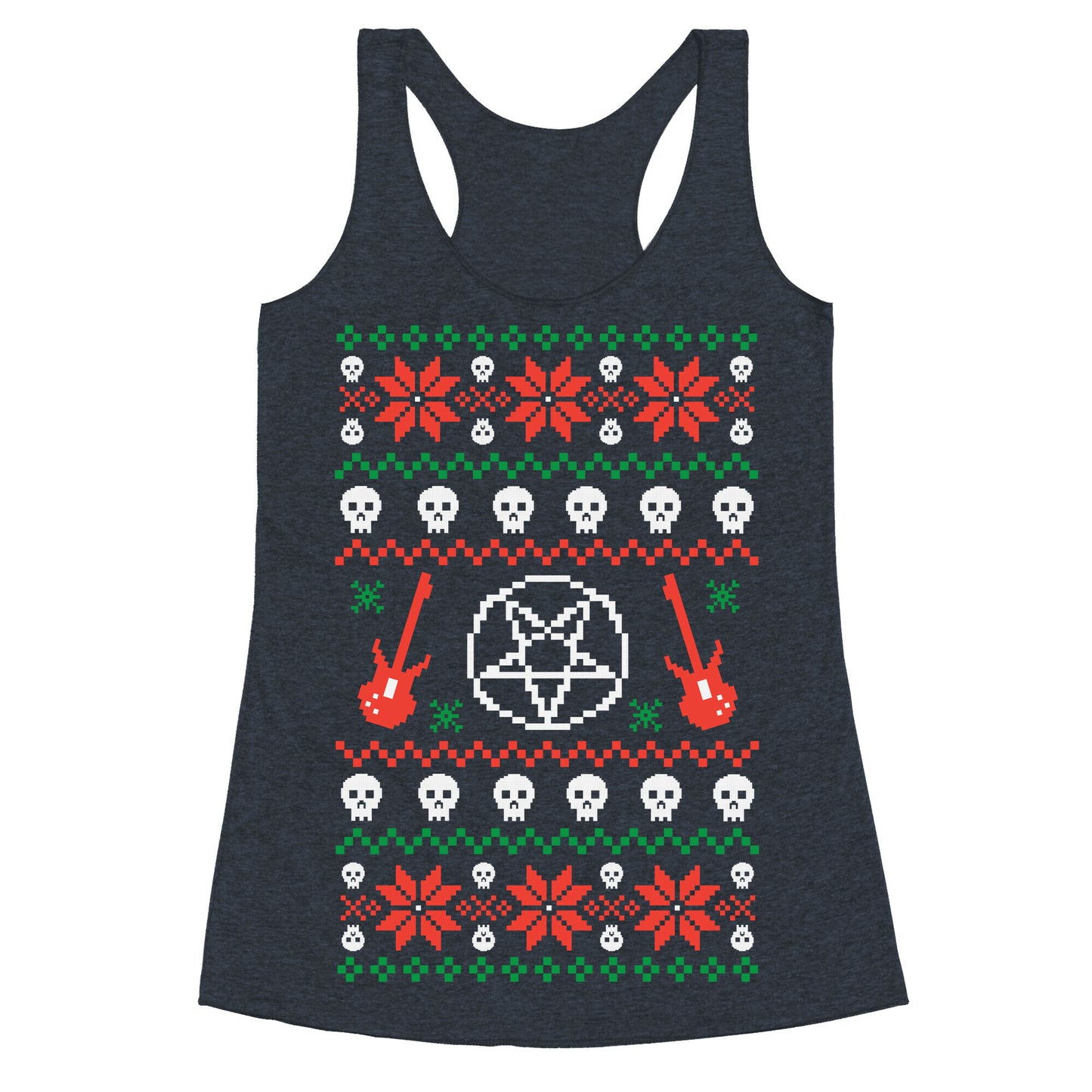 Ugly Sweater Heavy Metal Racerback Tank