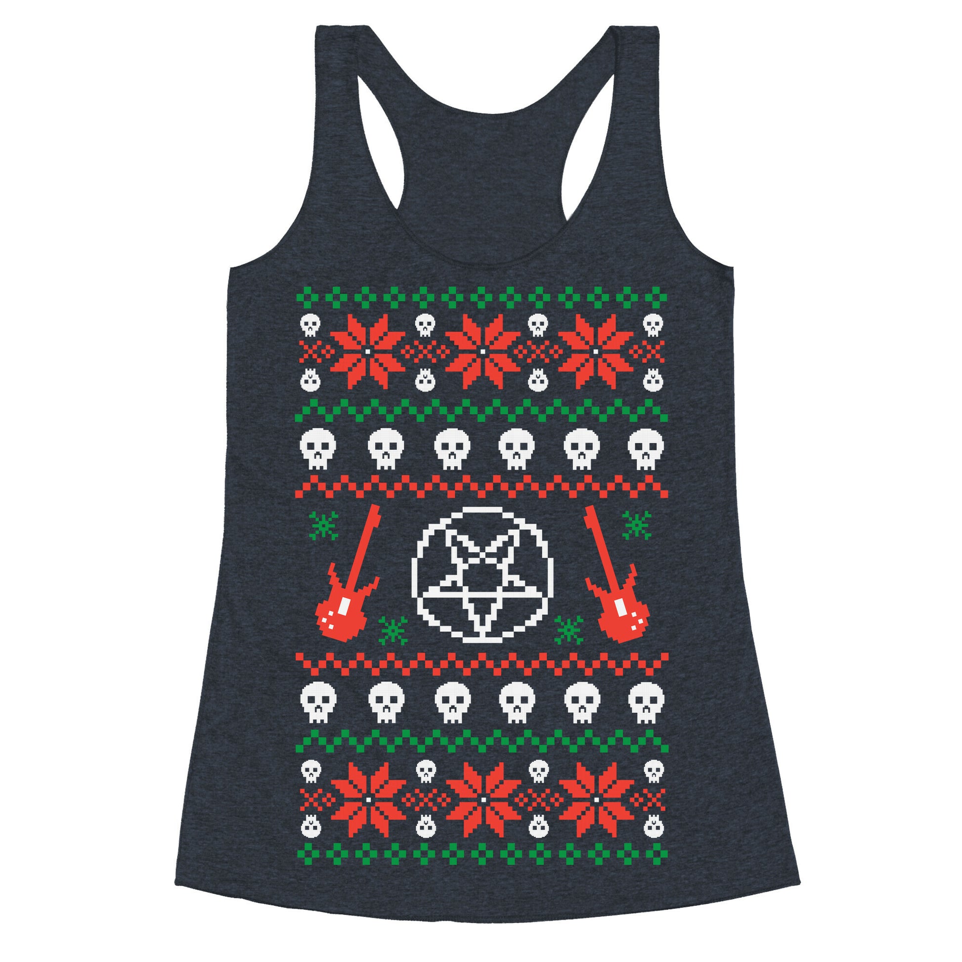 Ugly Sweater Heavy Metal Racerback Tank