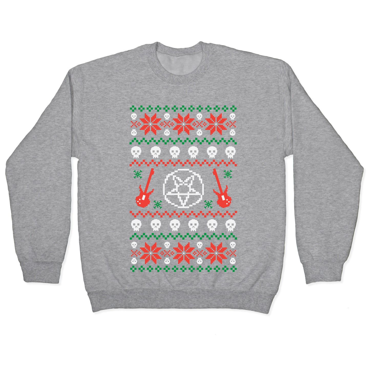 Ugly Sweater Heavy Metal Crewneck Sweatshirt