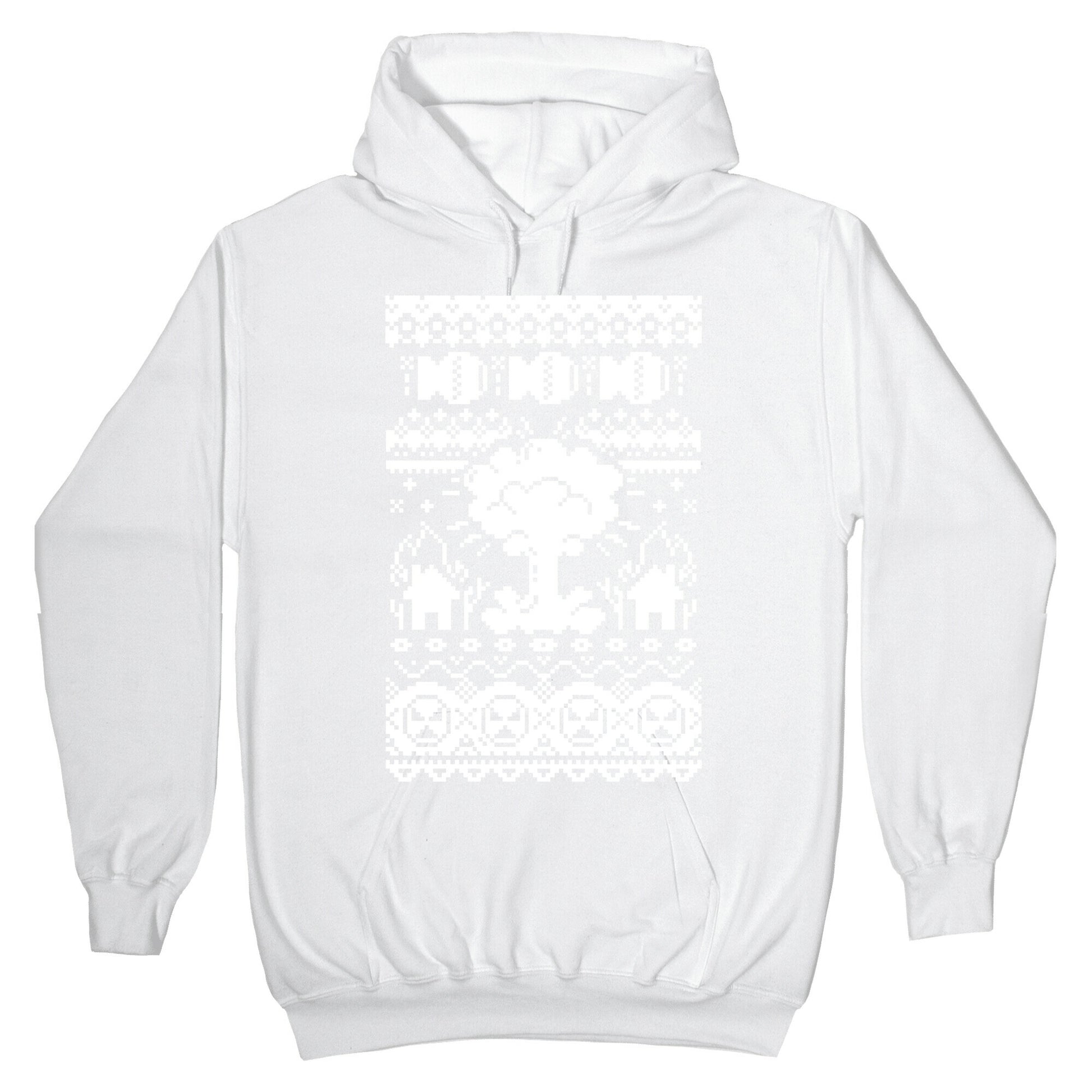 Nuclear Christmas Sweater Pattern Hoodie