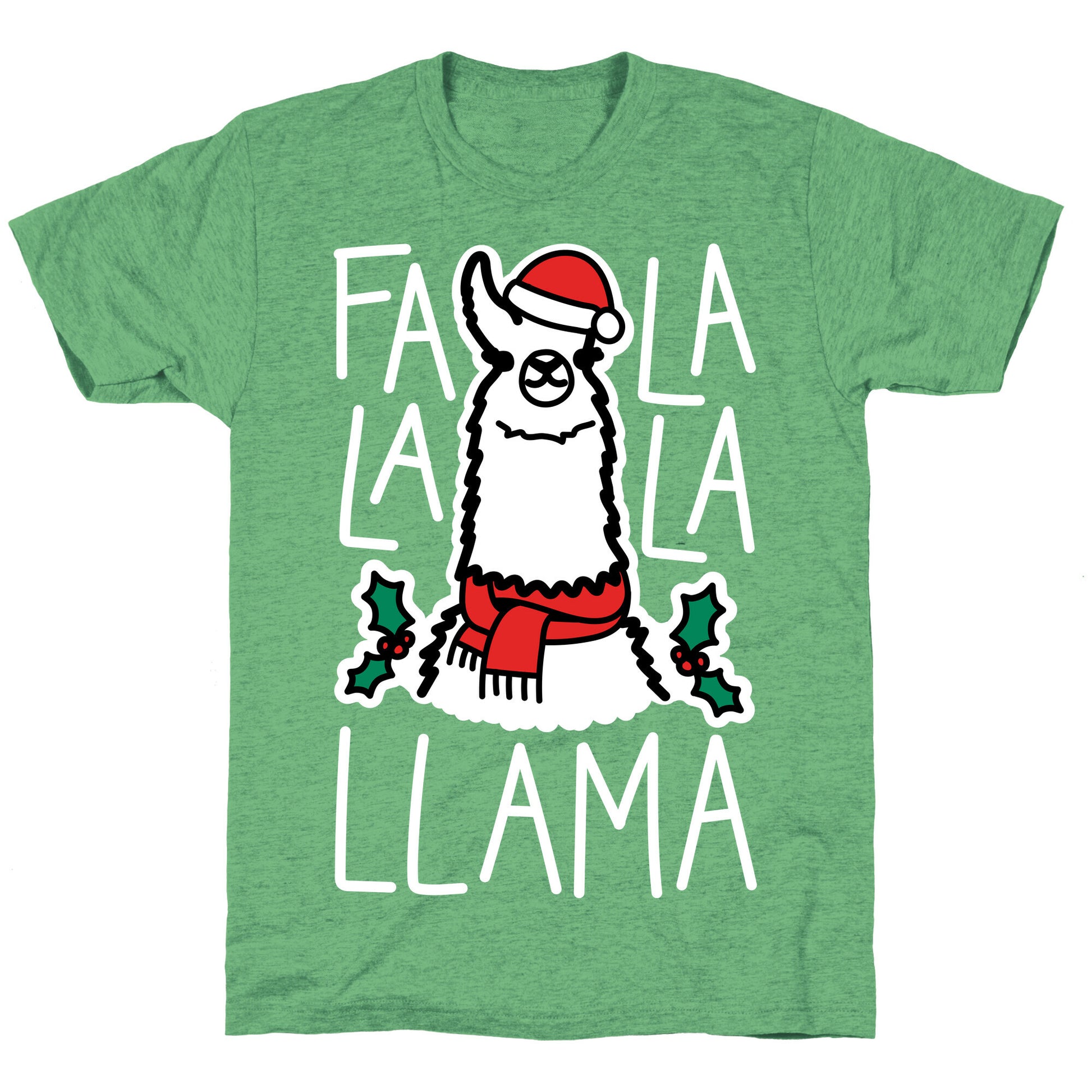 Falalala Llama Unisex Triblend Tee