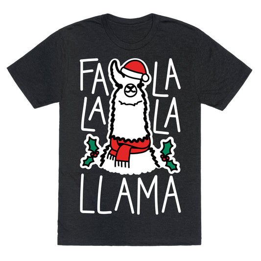 Falalala Llama Unisex Triblend Tee