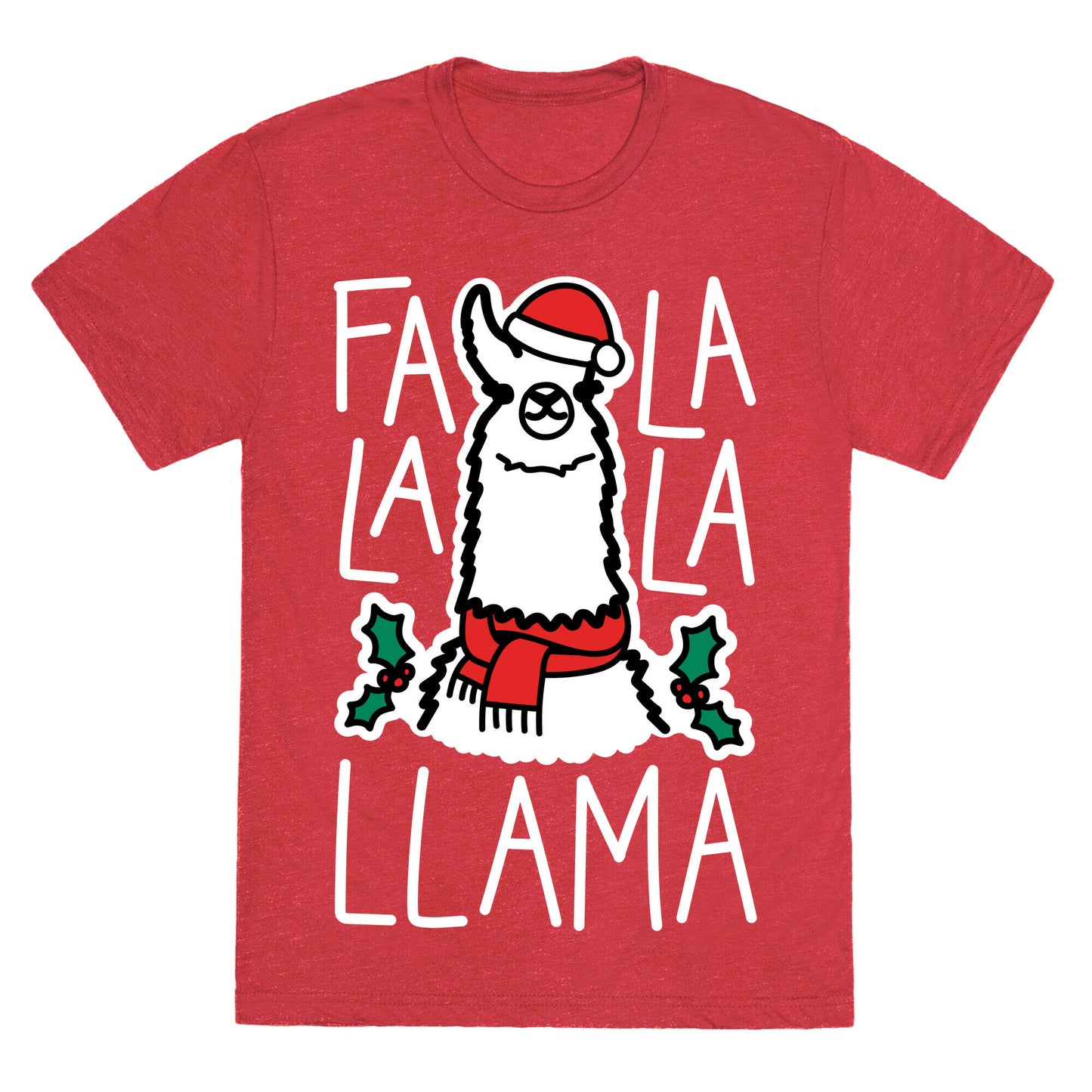 Falalala Llama Unisex Triblend Tee
