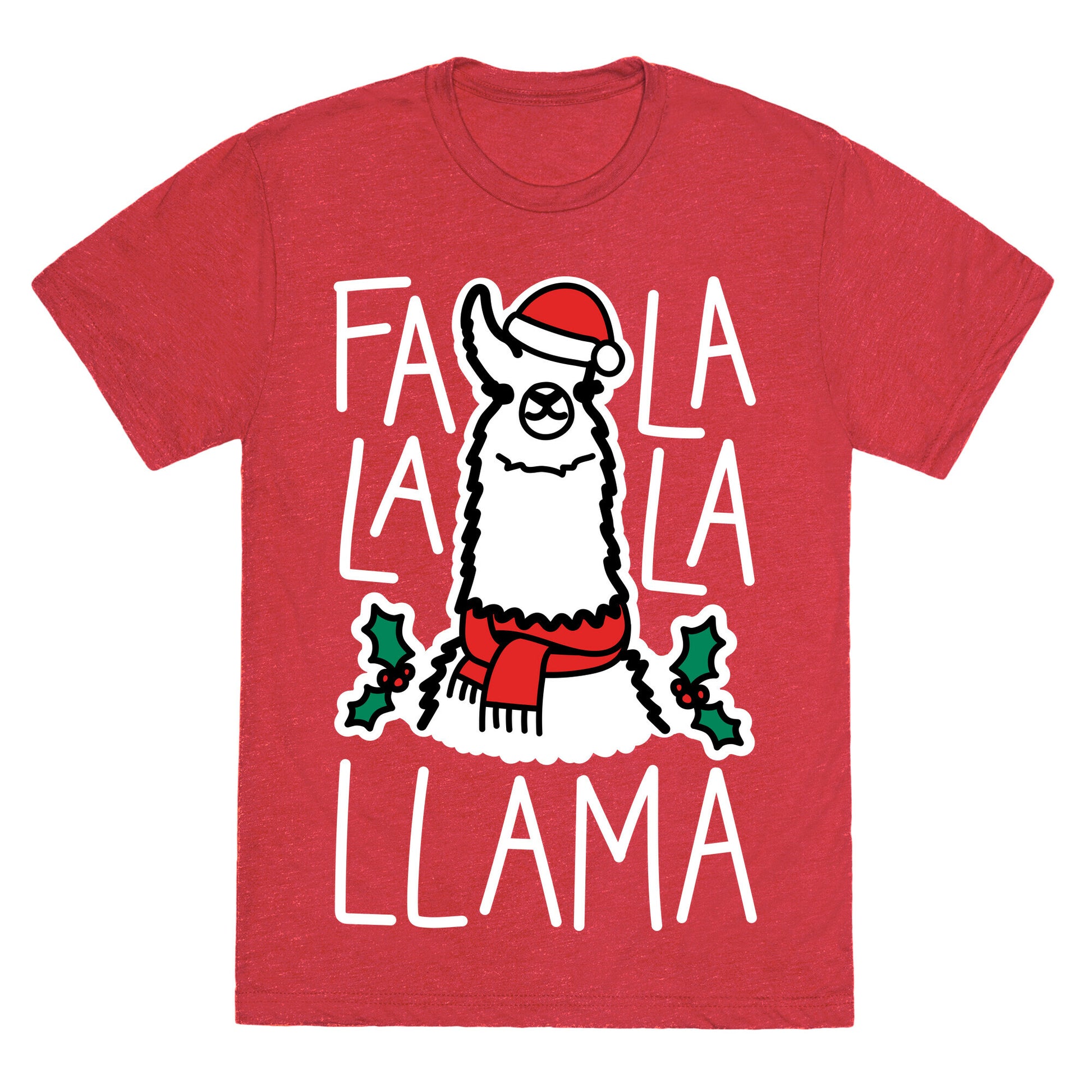 Falalala Llama Unisex Triblend Tee