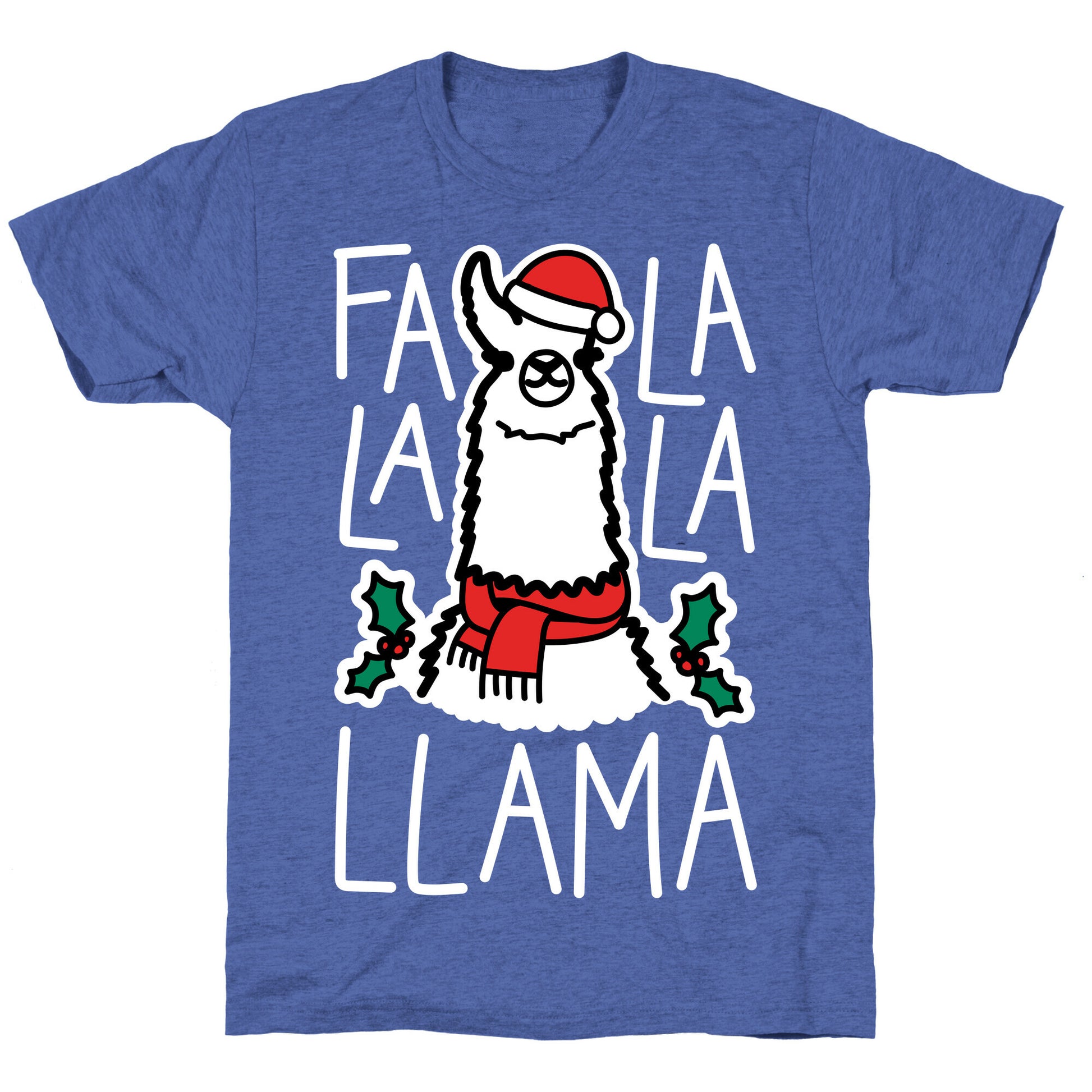 Falalala Llama Unisex Triblend Tee
