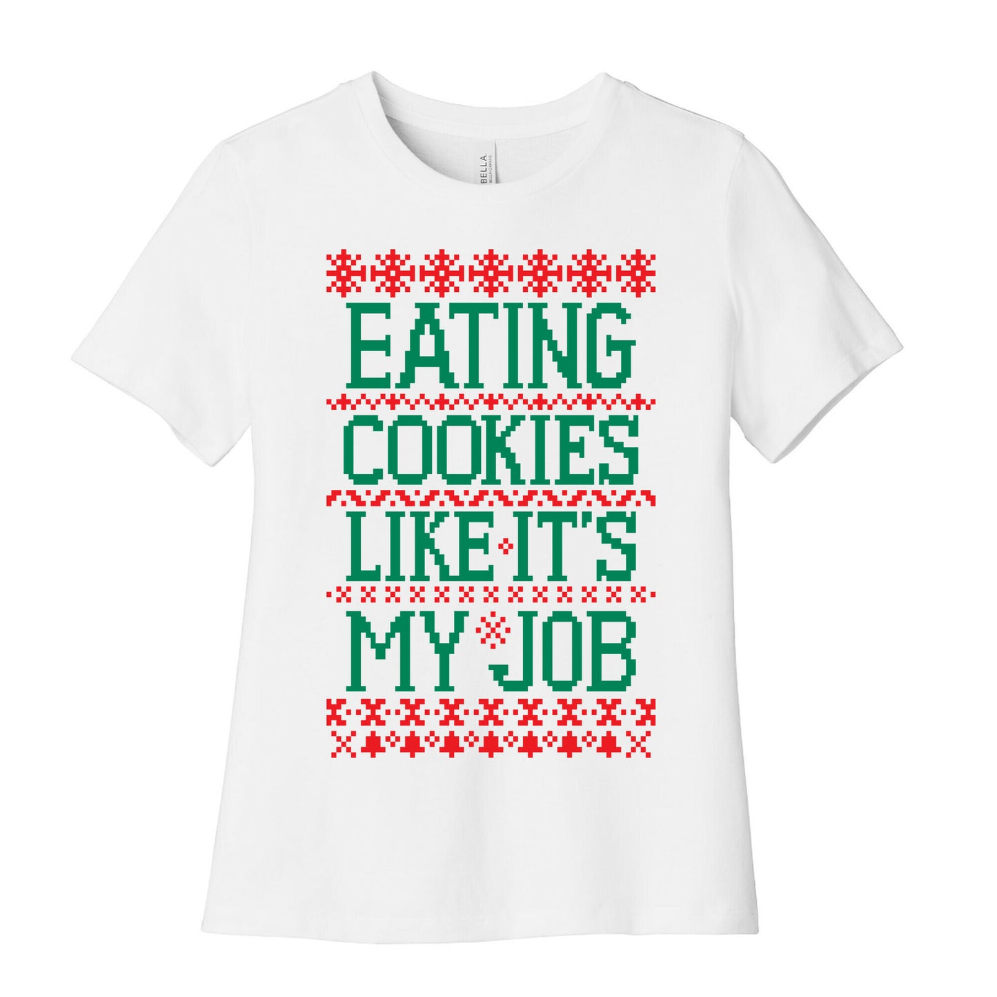 Eating Cookies Like It's My Job Women's Cotton Tee