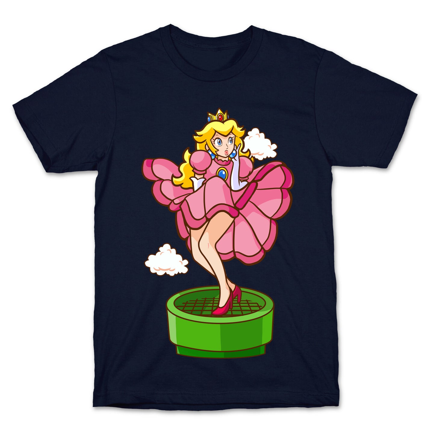 Plumbers Prefer Blondes (Peach Pin-up) T-Shirt