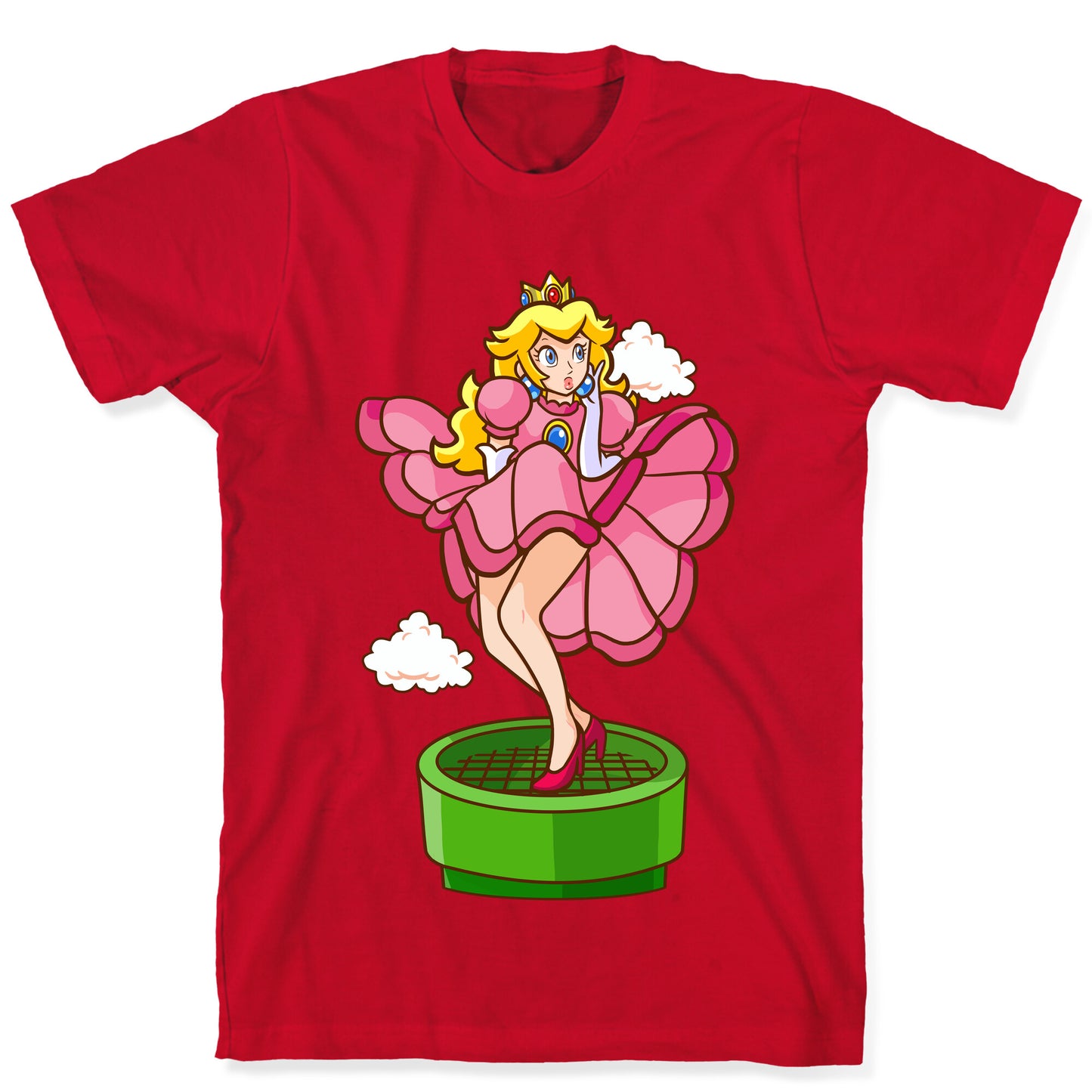 Plumbers Prefer Blondes (Peach Pin-up) T-Shirt