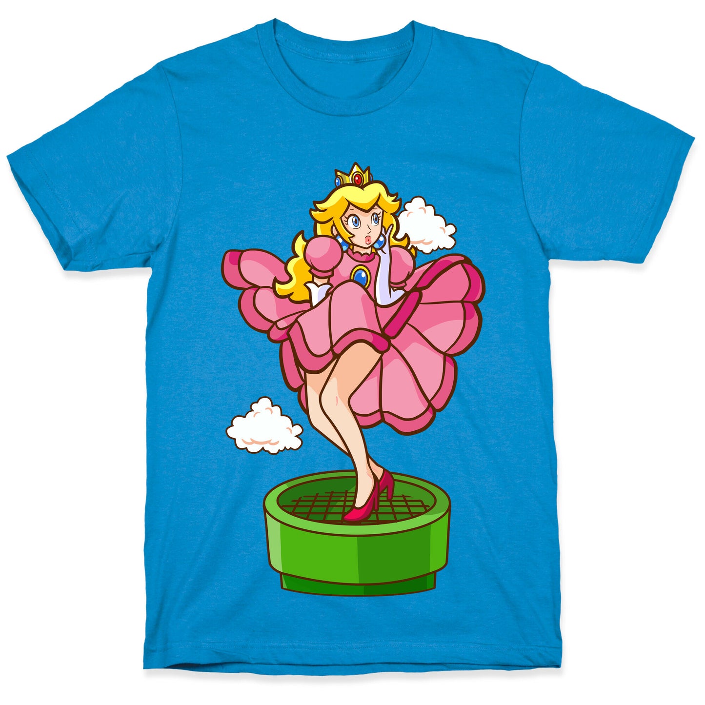 Plumbers Prefer Blondes (Peach Pin-up) T-Shirt