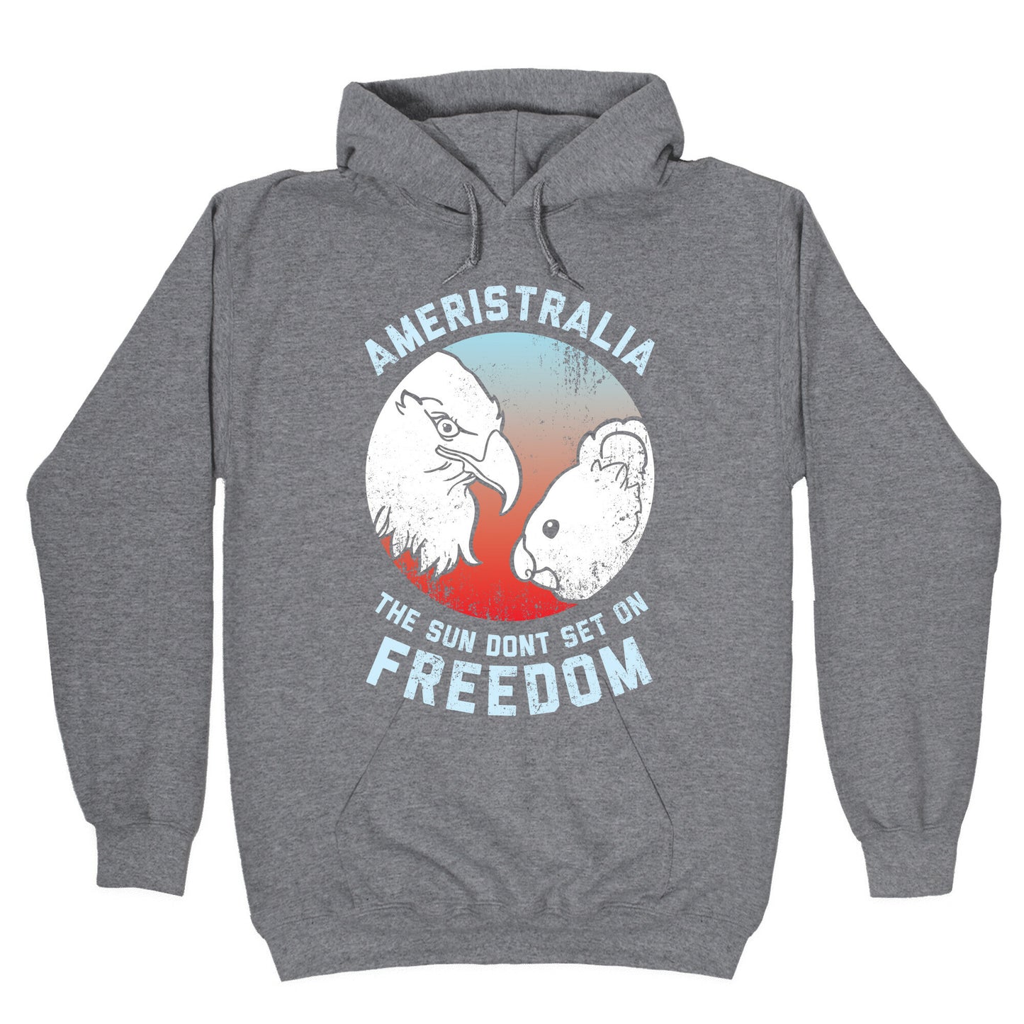 The Sun Dont Set On Freedom (Patriotic Ameristralia) Hoodie