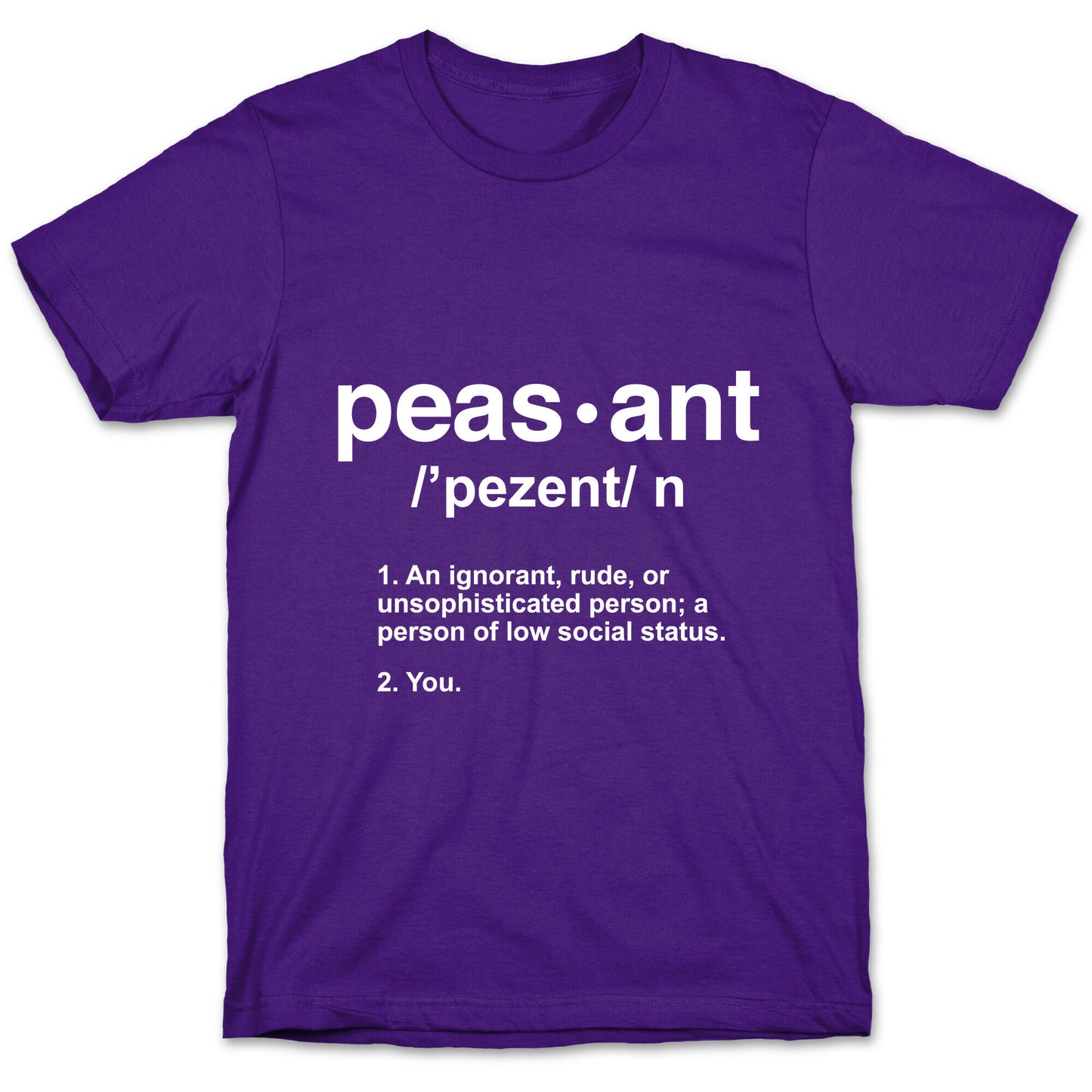 Peasant Definition T-Shirt