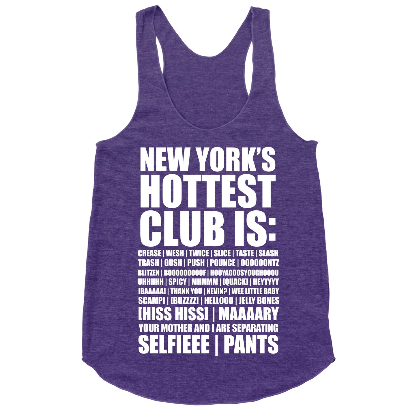 New York's Hottest Club Is Racerback Tank