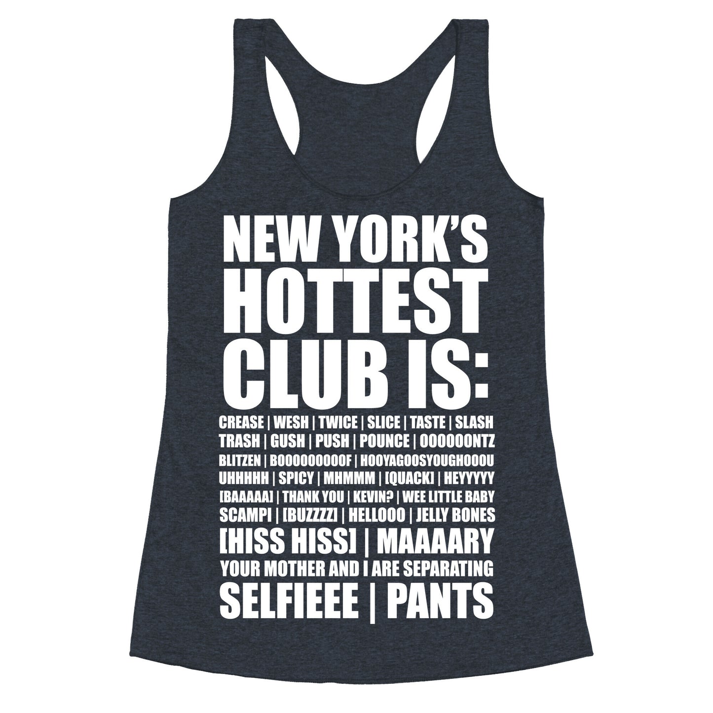 New York's Hottest Club Is Racerback Tank