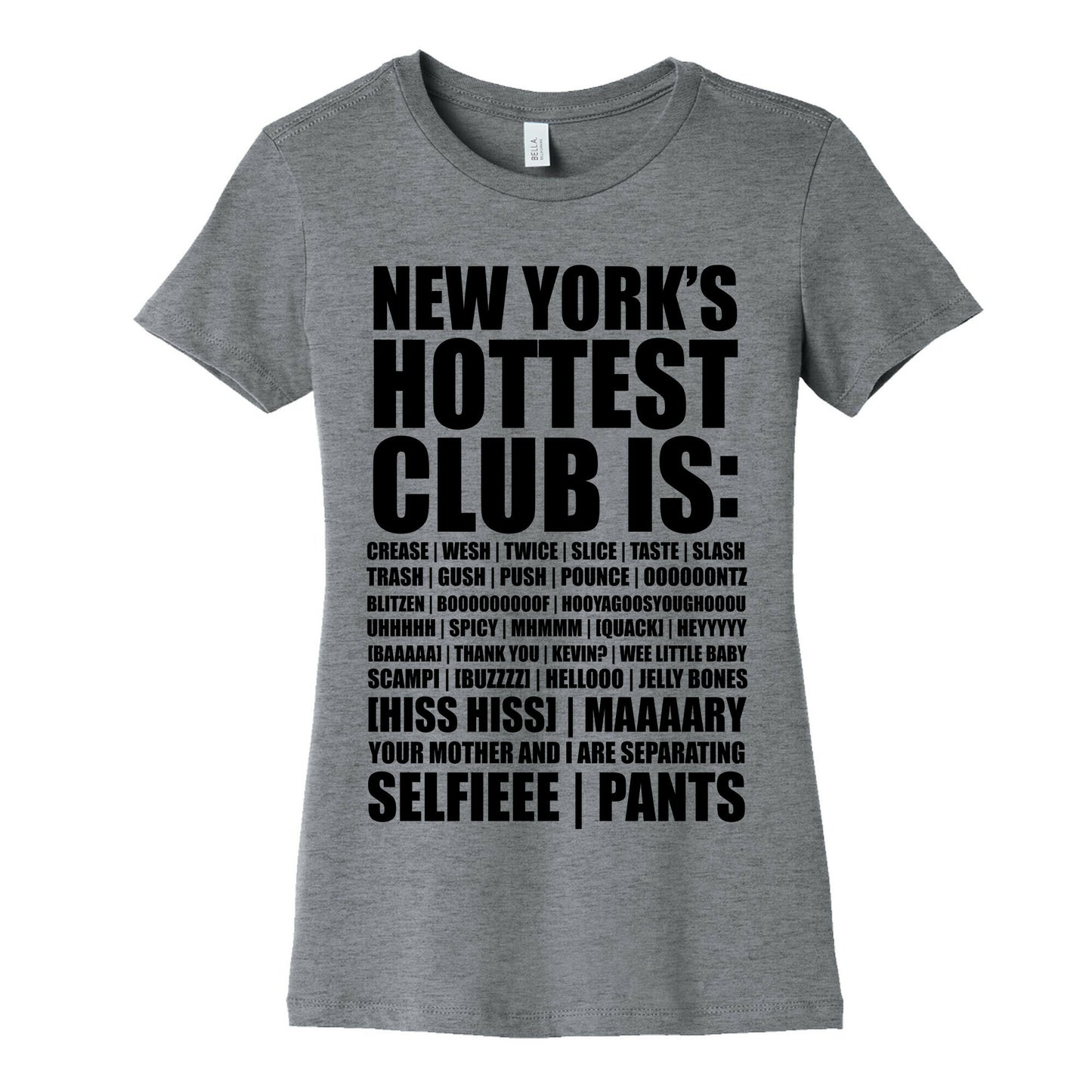New York's Hottest Club Is (tank) Women's Cotton Tee