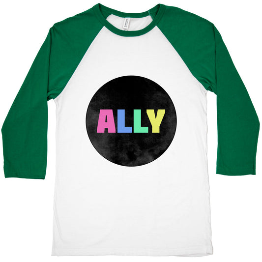 Proud Ally Baseball Tee