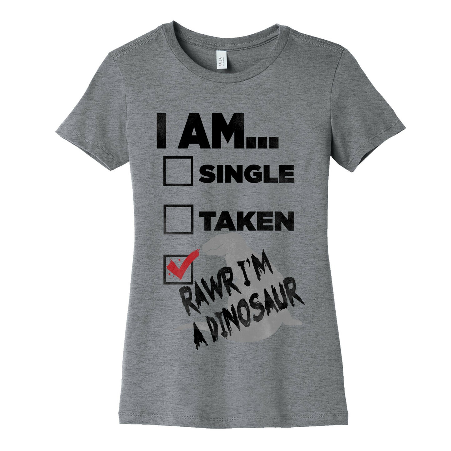 Rawr I'm A Dinosaur! Women's Cotton Tee
