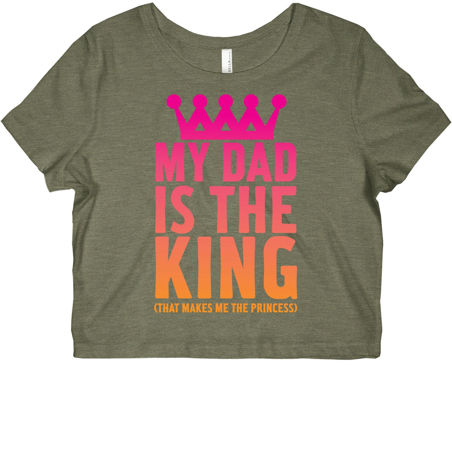 My Dad is the King Graphic Baby Tee