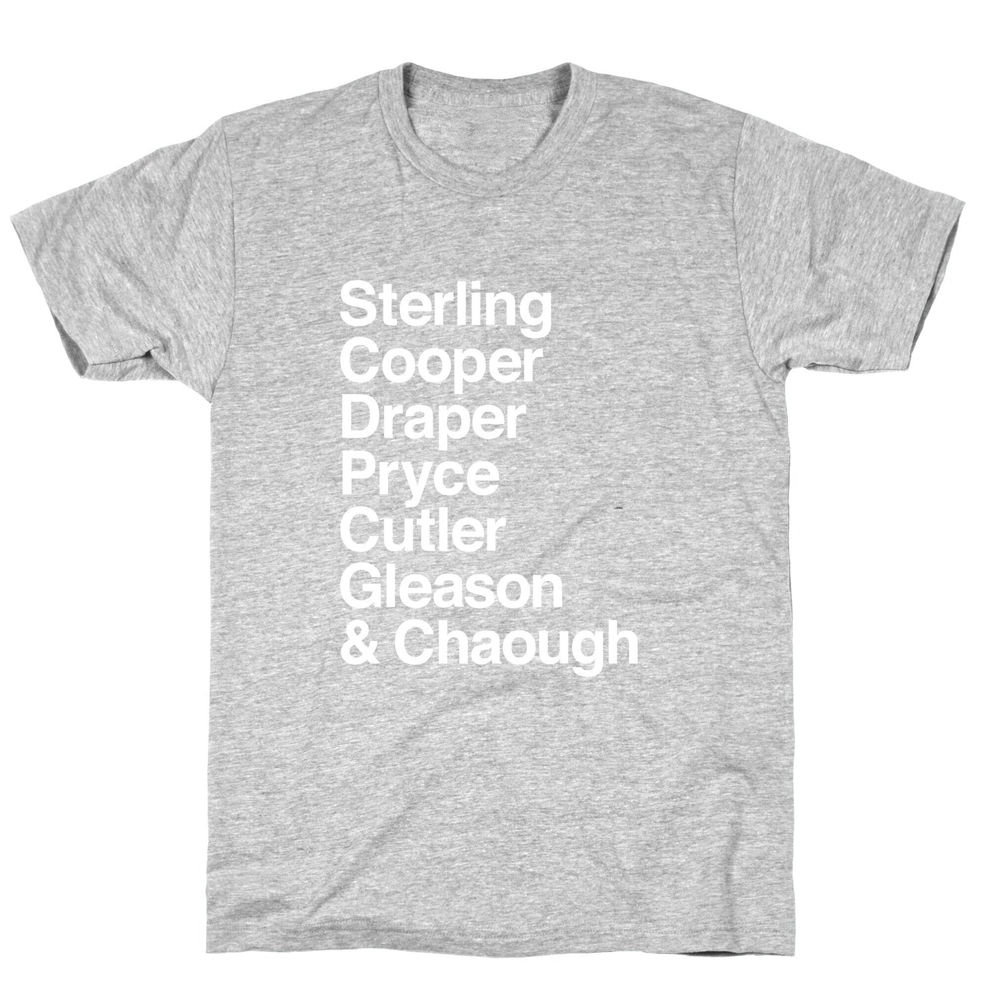 Mad Men Alphabet T-Shirt