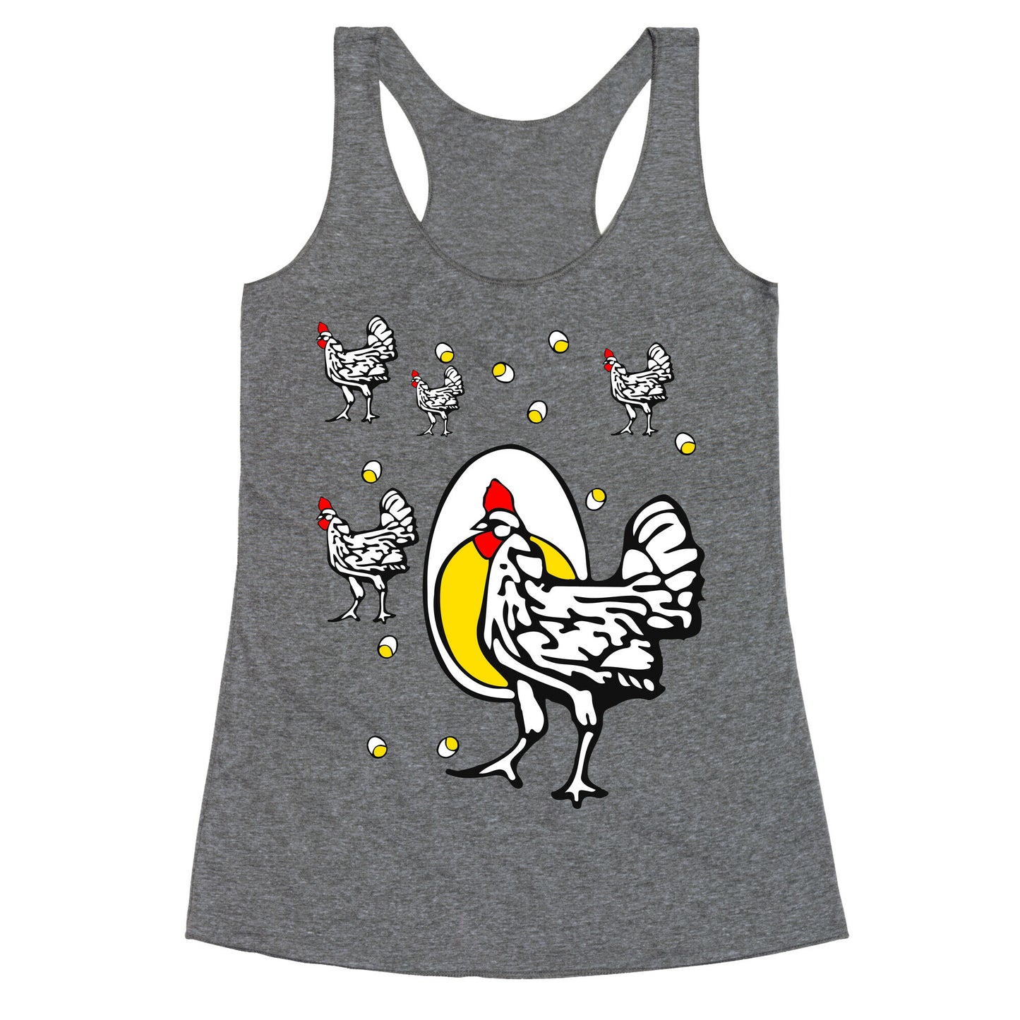 Roseanne's Chicken Shirt Racerback Tank