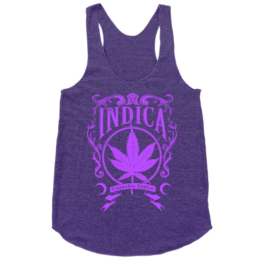 Cannabis Indica Racerback Tank