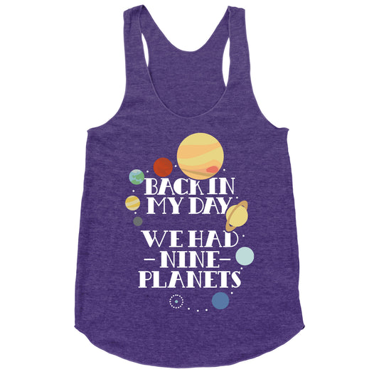 Nine Planets Racerback Tank