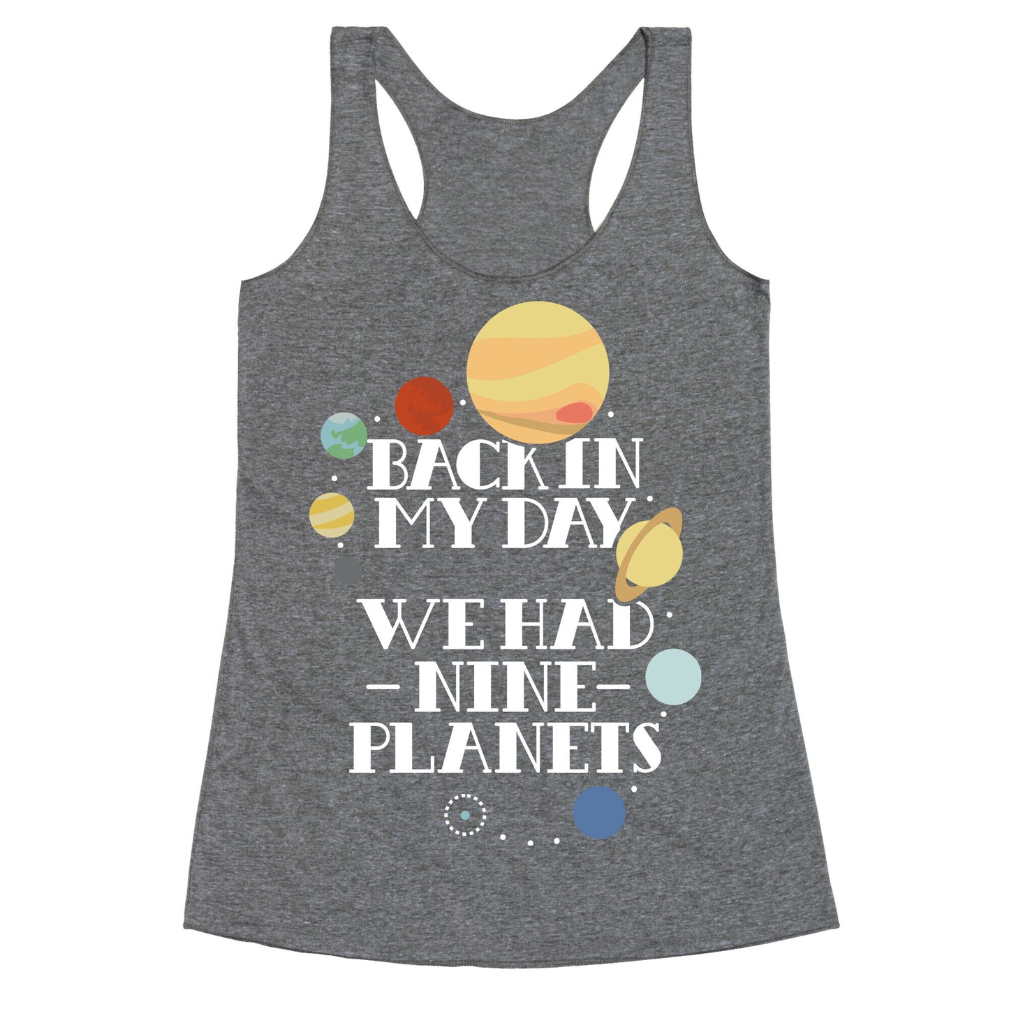 Nine Planets Racerback Tank