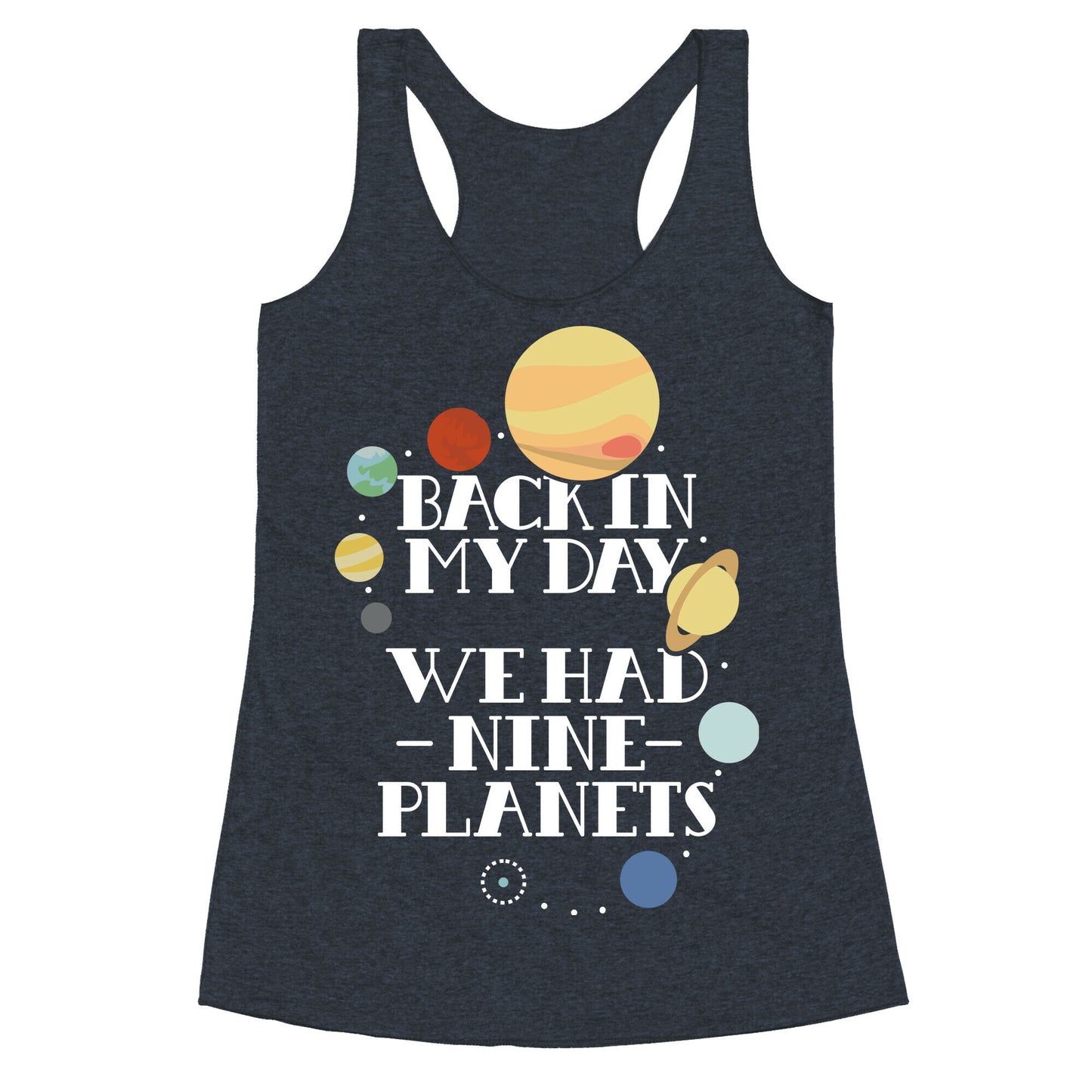 Nine Planets Racerback Tank