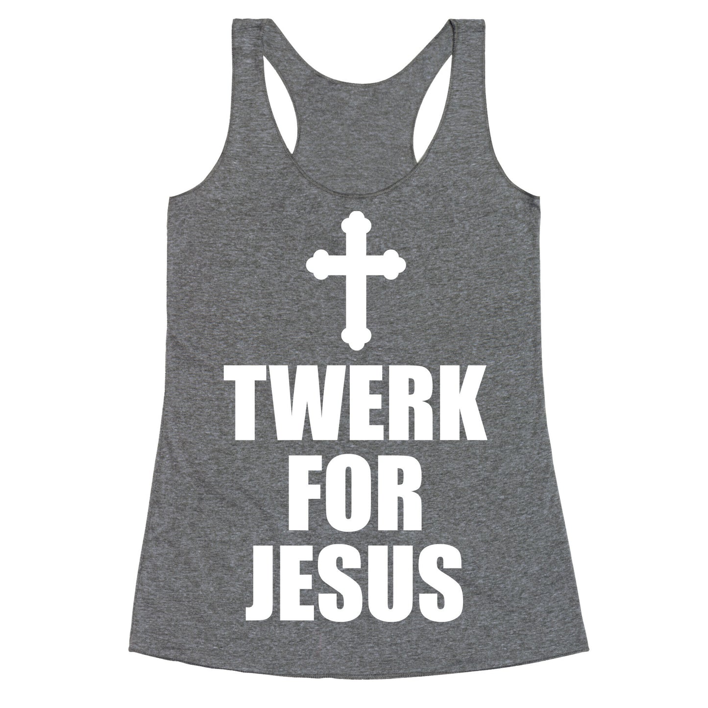 Twerk For Jesus Racerback Tank