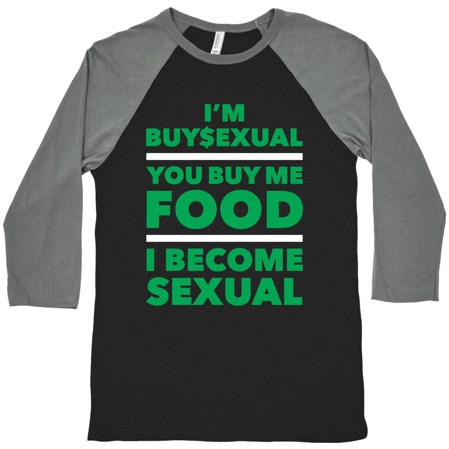I'm Buysexual Baseball Tee