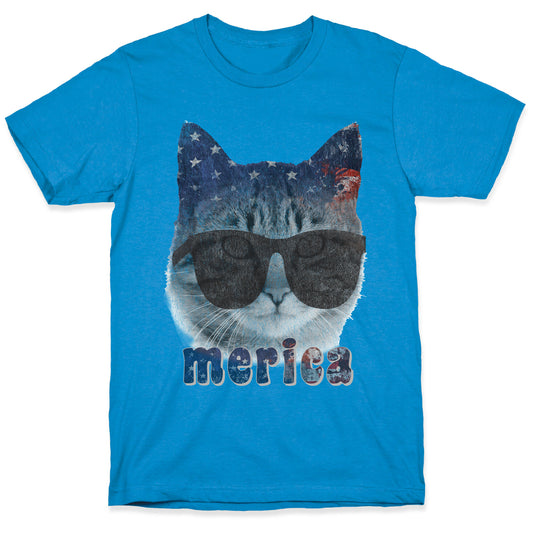 Merica Cat T-Shirt