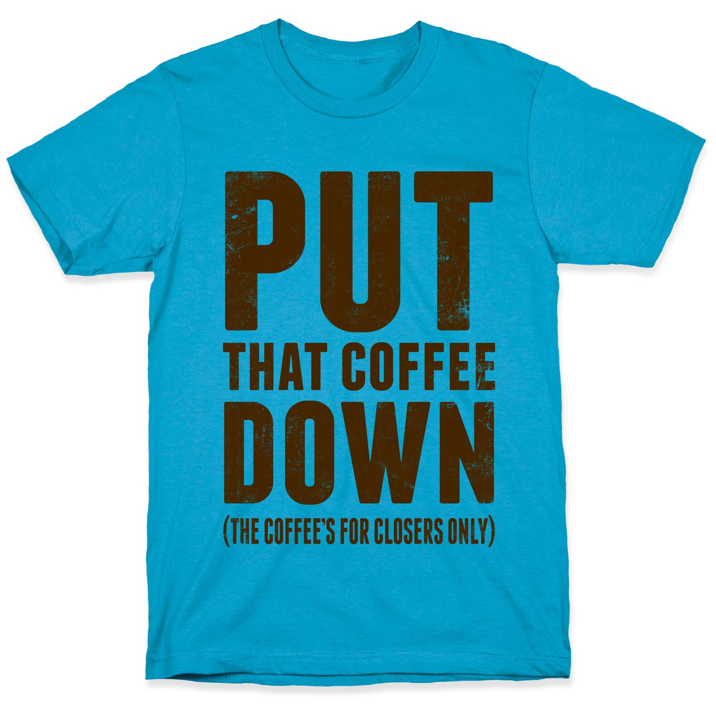 Put That Coffee Down Unisex Triblend Tee