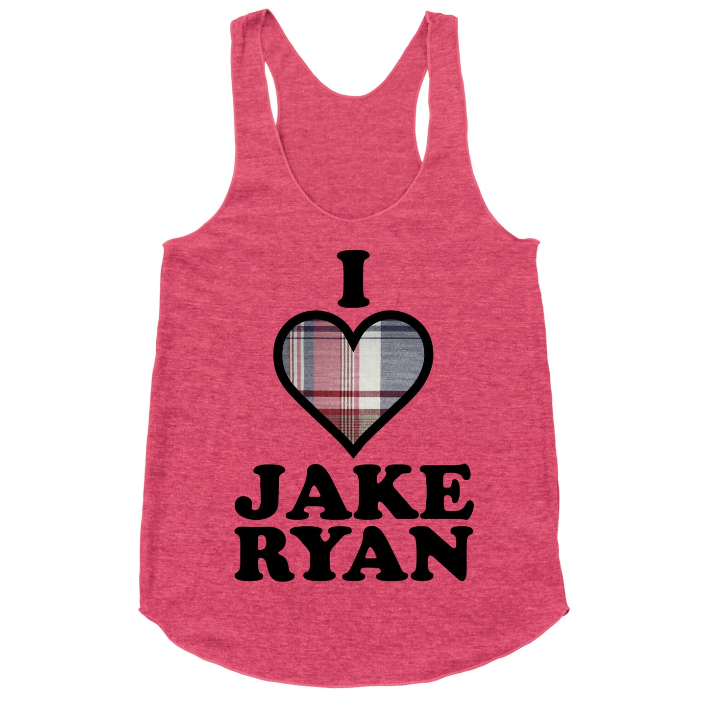 I Love Jake Ryan Racerback Tank